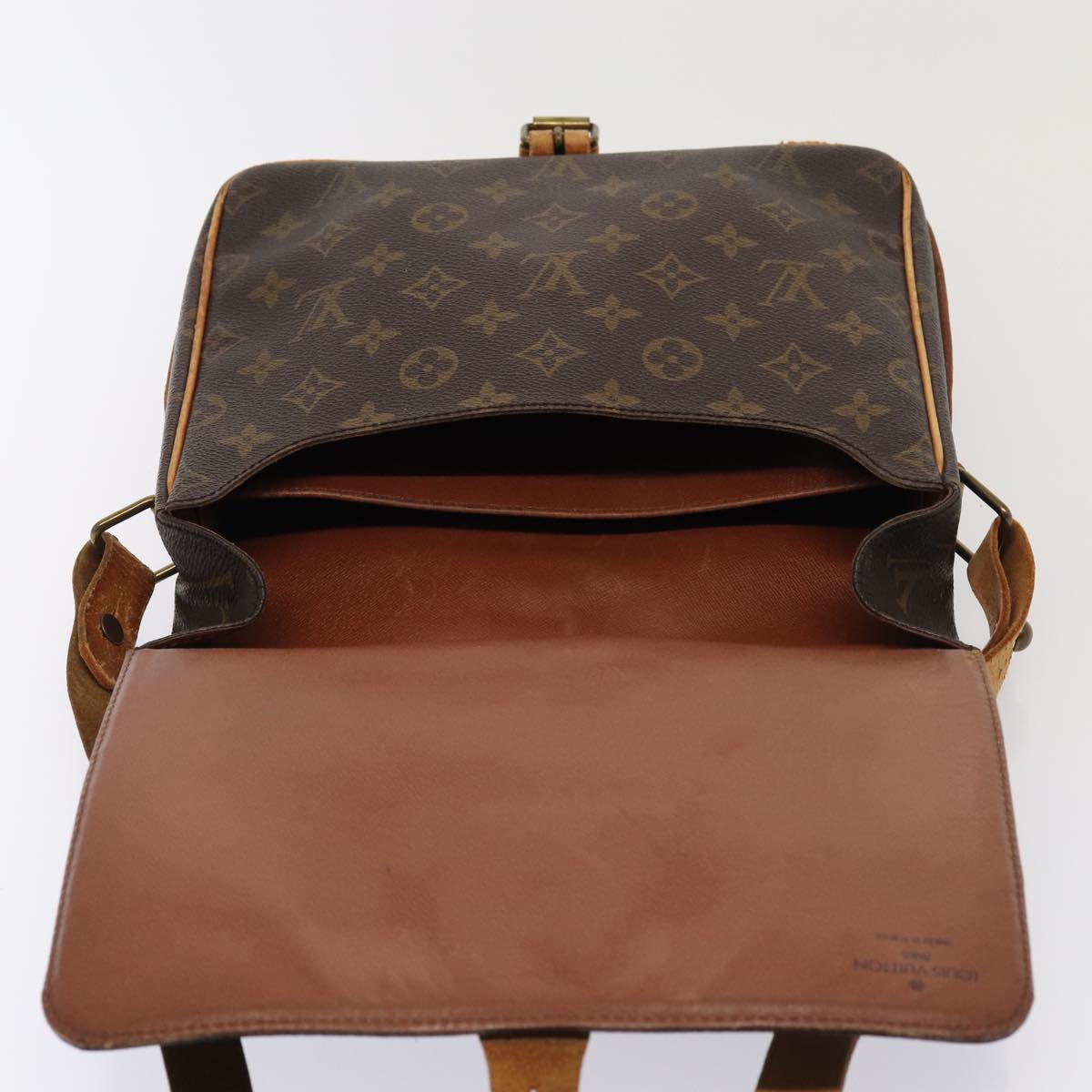 LOUIS VUITTON Monogram Cartouchiere GM Shoulder Bag M51252 LV Auth bs17000