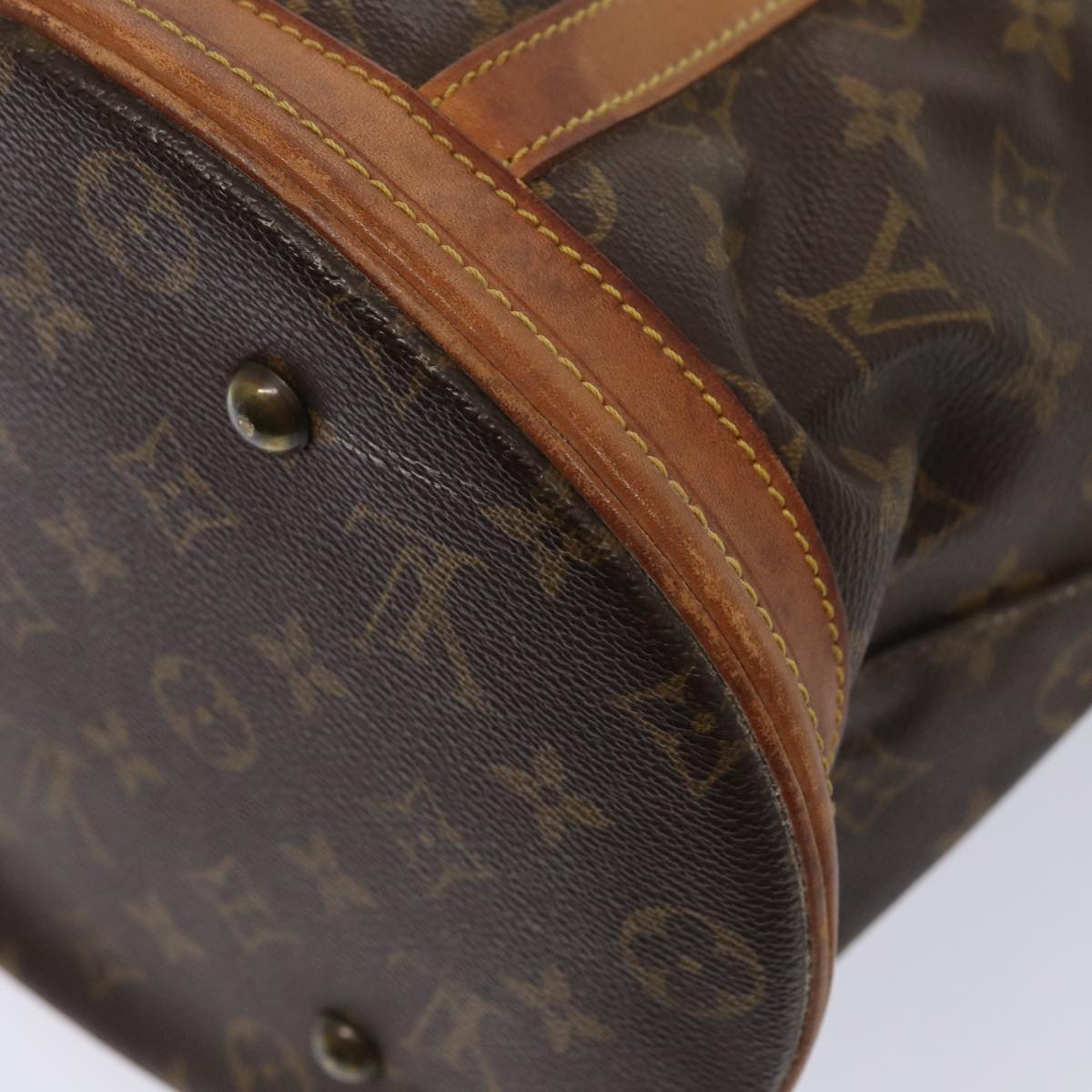 LOUIS VUITTON Monogram Bucket GM Shoulder Bag M42236 LV Auth bs17080