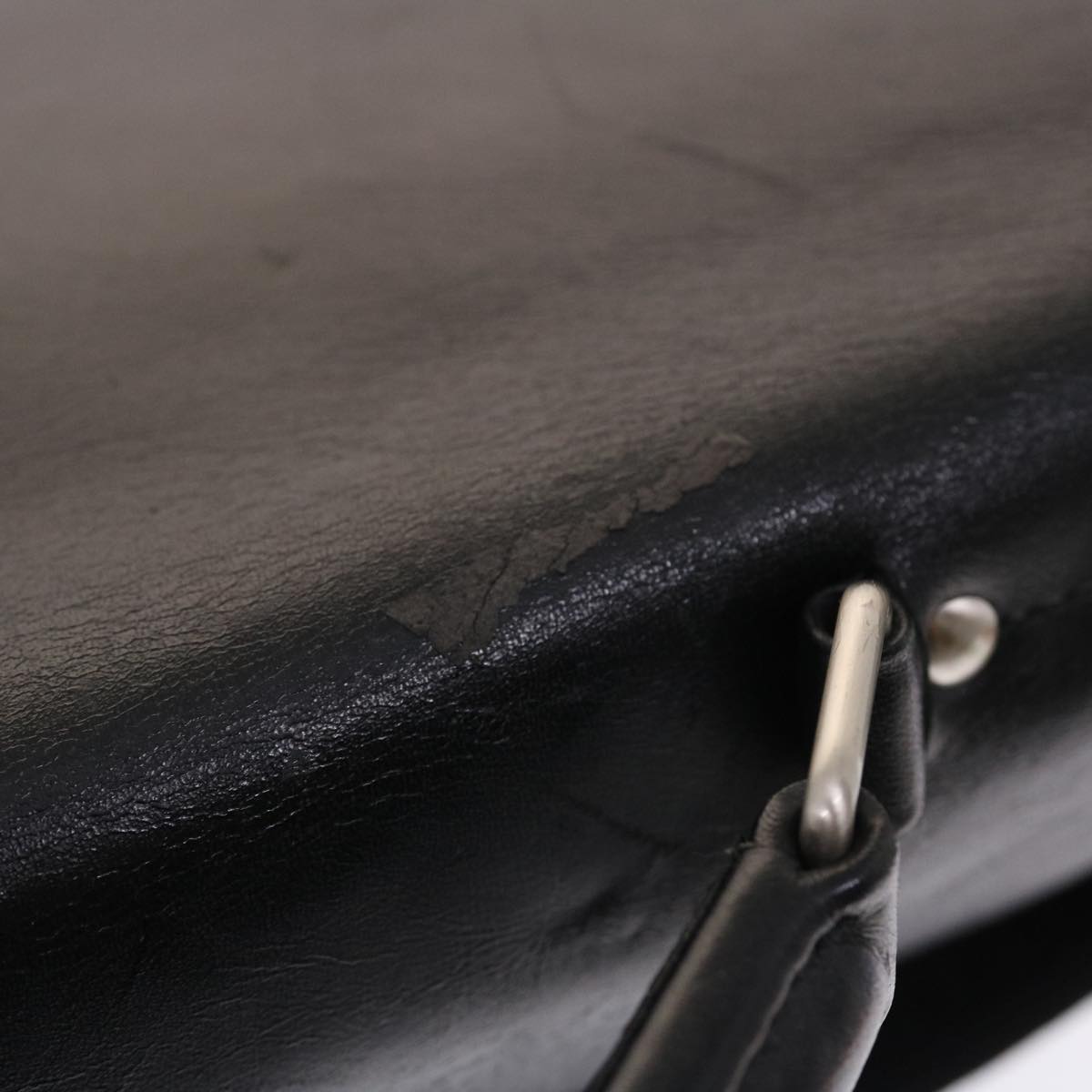 Burberry Shoulder Bag Canvas Leather 2way Black Auth bs6876