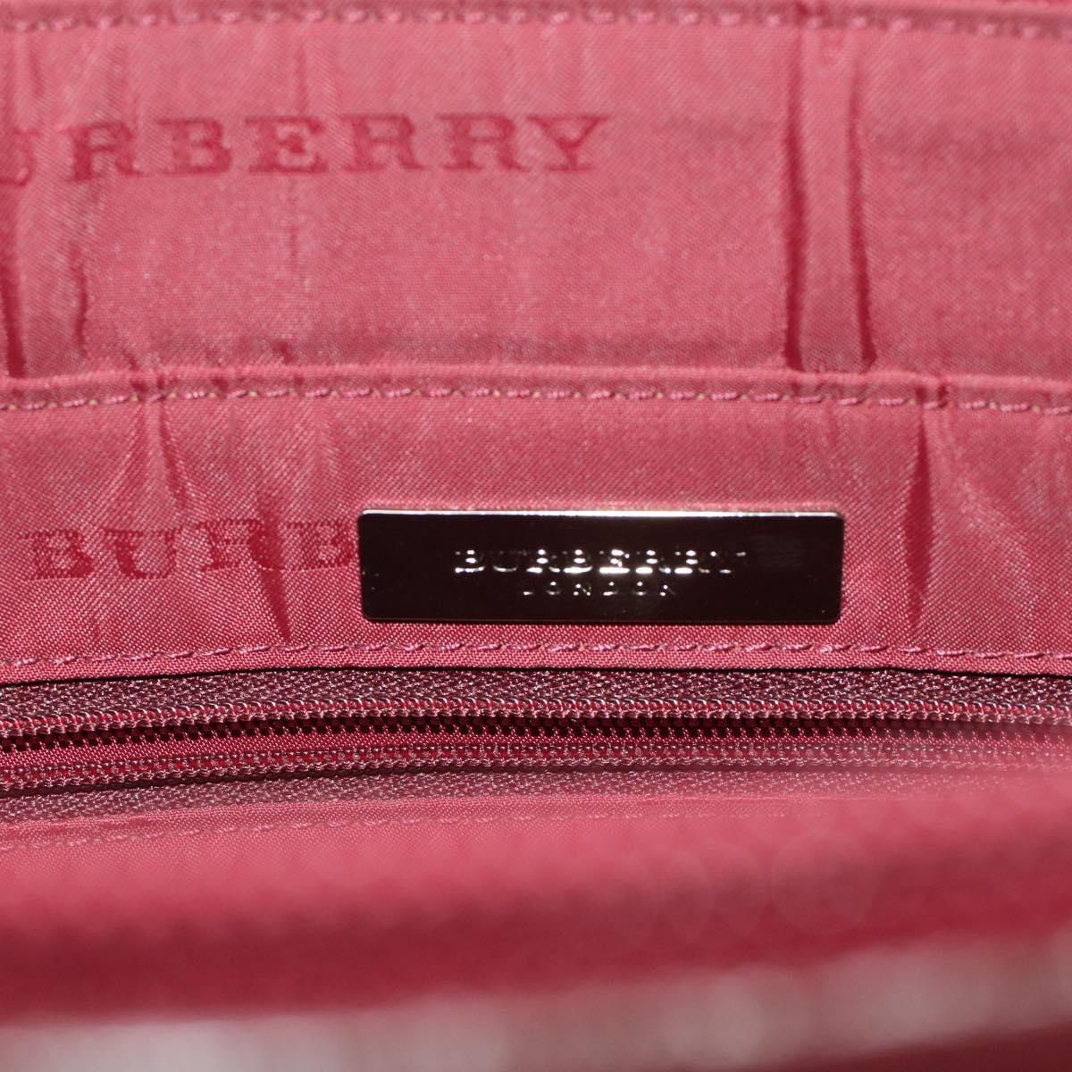 Burberry Shoulder Bag Nylon Black Auth bs6887