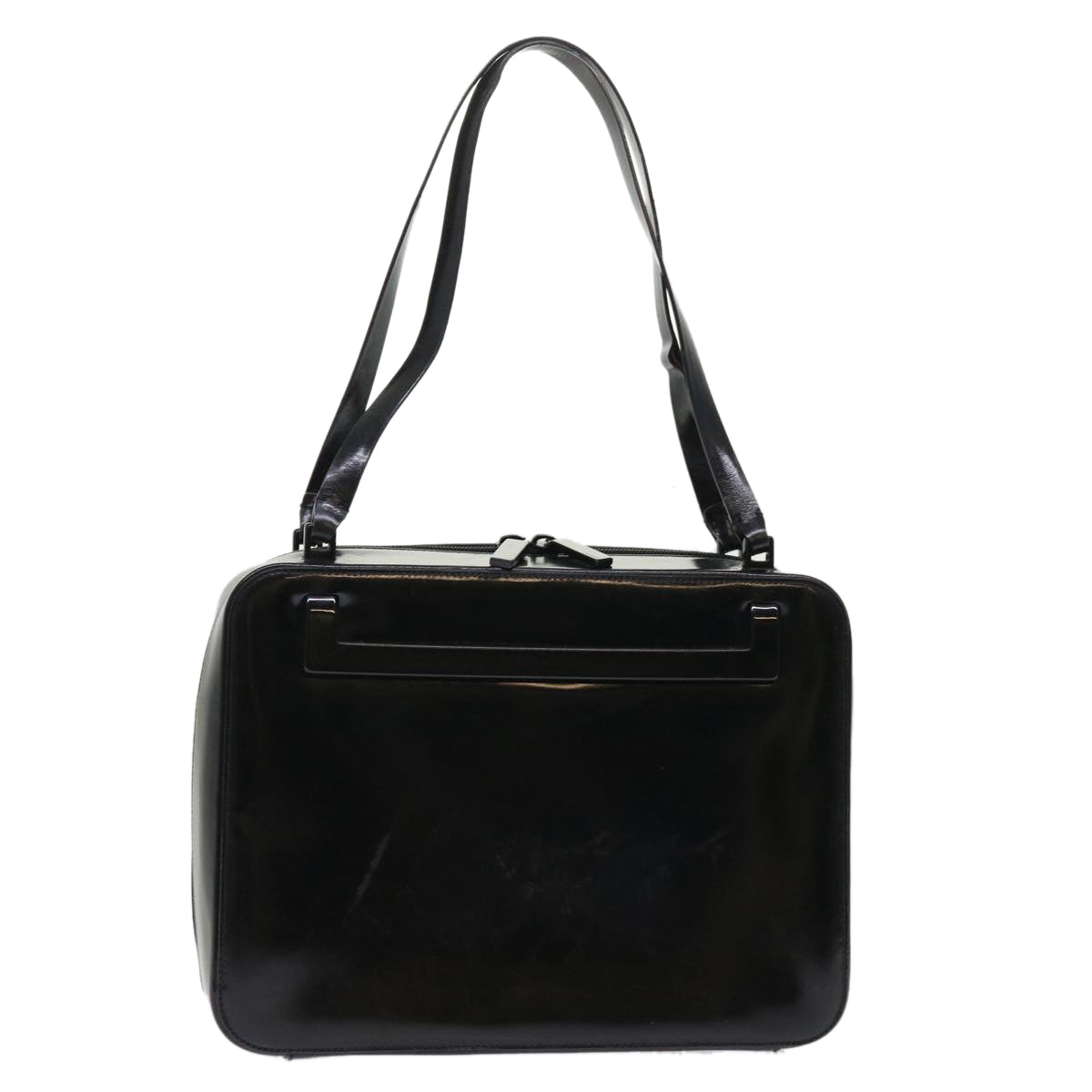 GUCCI Shoulder Bag Patent leather Black 0013091 3754  bs7235