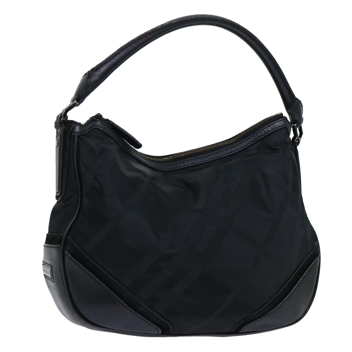 Burberry Shoulder Bag Nylon Black Auth bs7847