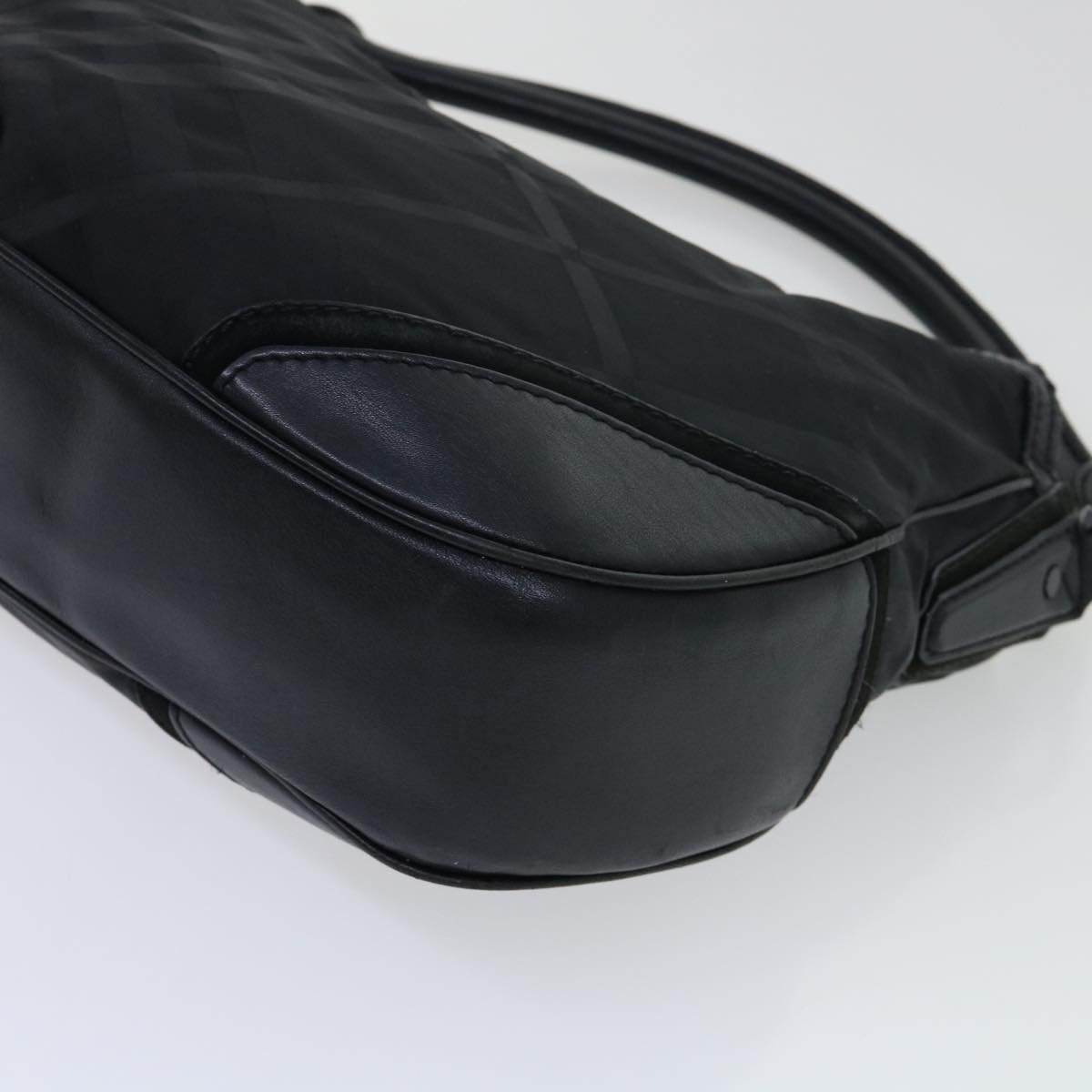Burberry Shoulder Bag Nylon Black Auth bs7847
