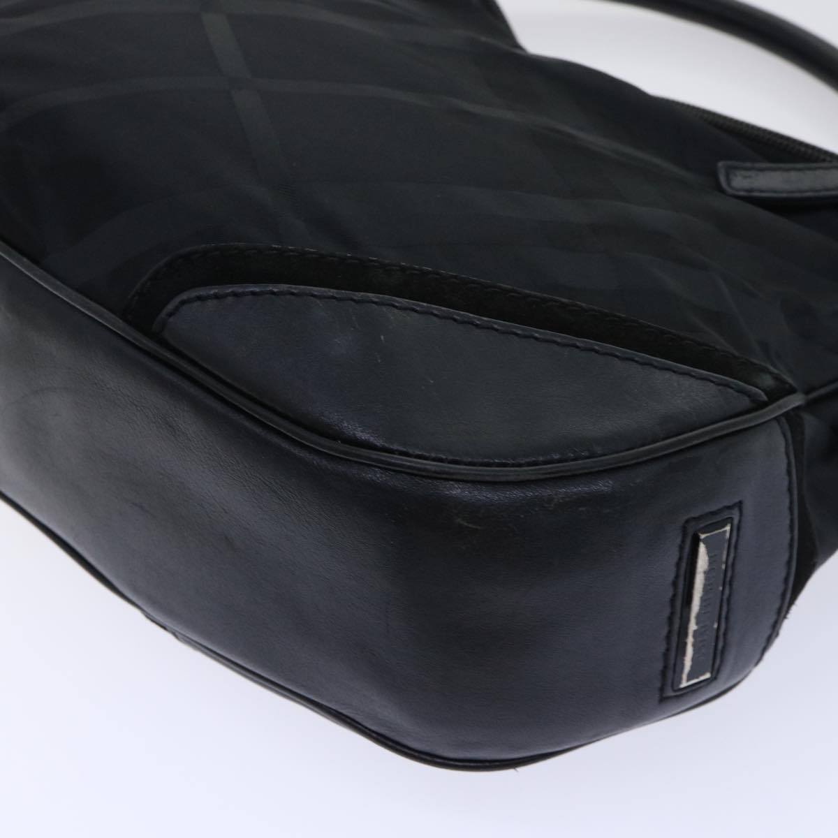Burberry Shoulder Bag Nylon Black Auth bs7847
