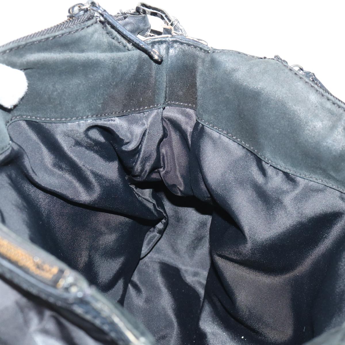 Burberry Shoulder Bag Nylon Black Auth bs7847