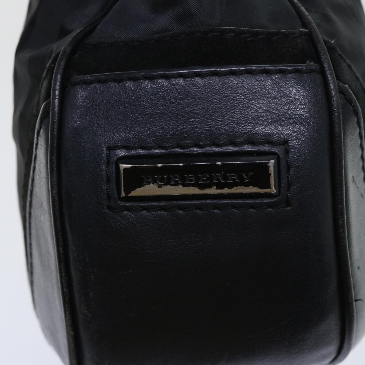 Burberry Shoulder Bag Nylon Black Auth bs7847