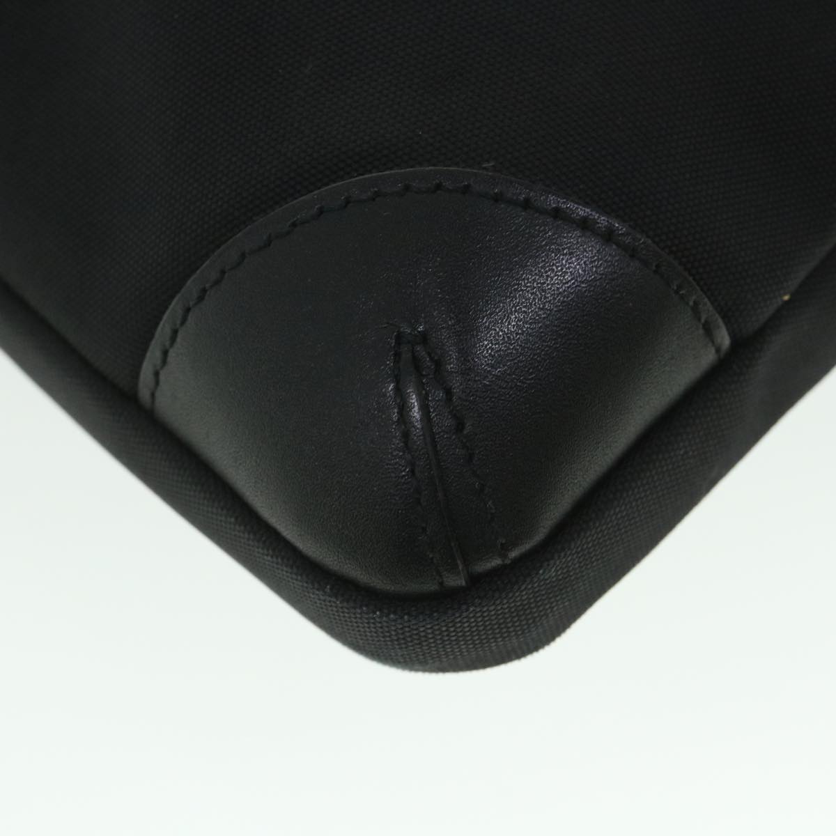 Burberry Shoulder Bag Nylon Black Auth bs8715