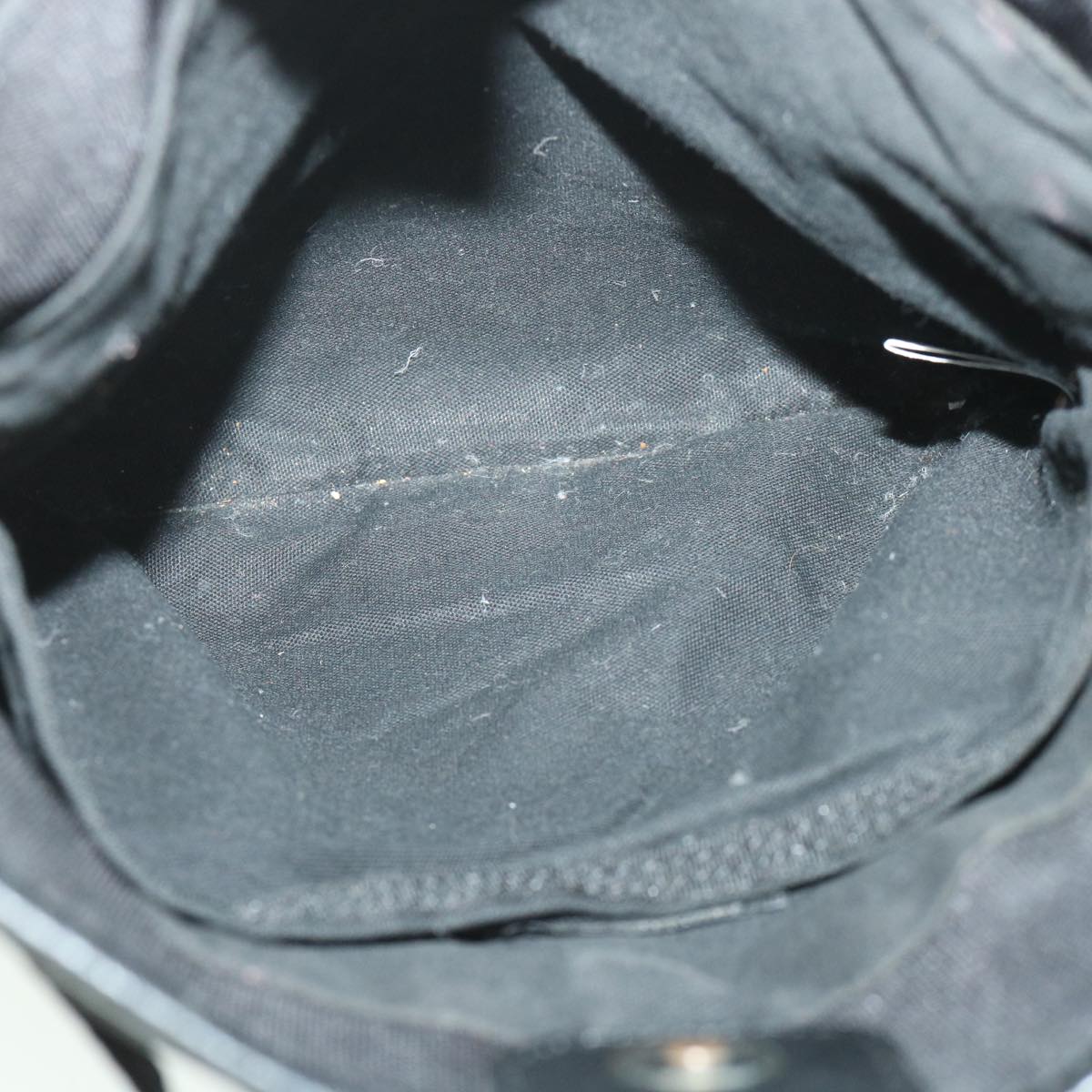Burberry Shoulder Bag Nylon Black Auth bs8715