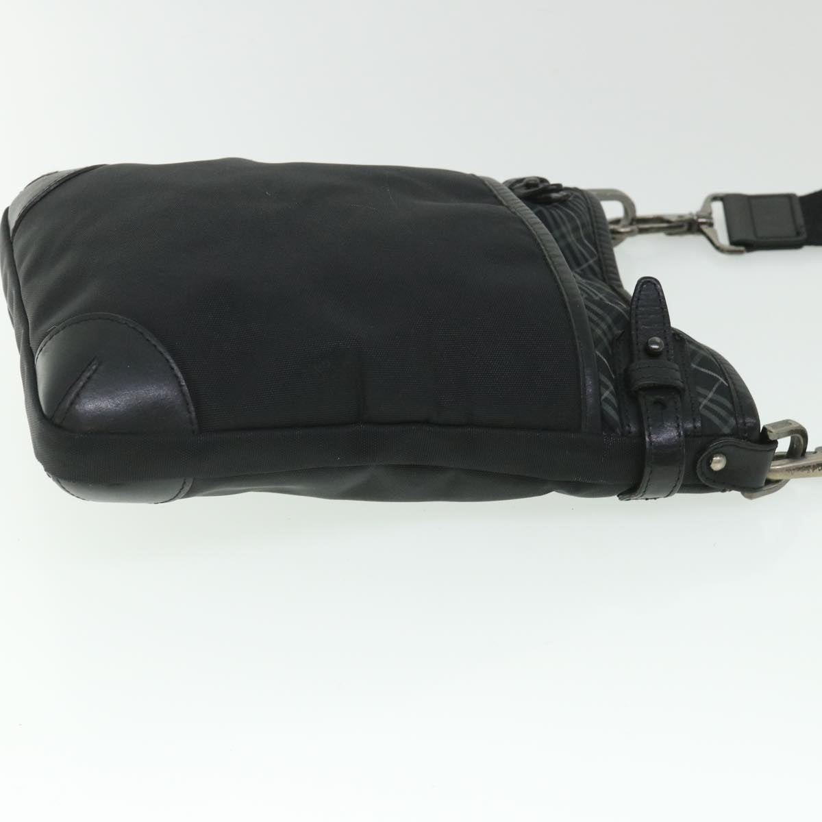 Burberry Shoulder Bag Nylon Black Auth bs8715