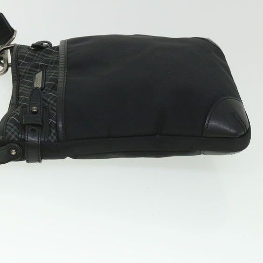 Burberry Shoulder Bag Nylon Black Auth bs8715