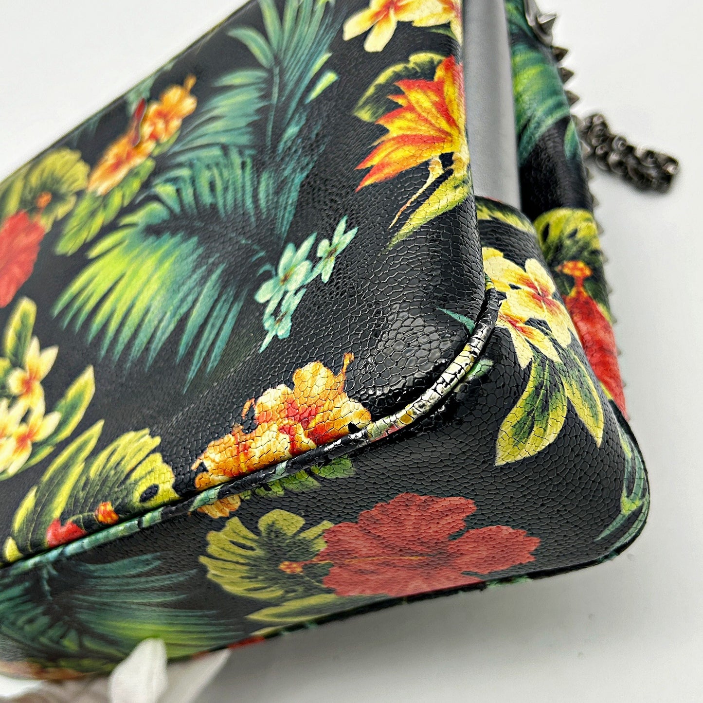 Multicolor Christian Louboutin Triloubi Large Triple-Gusset Spiked Shoulder Bag LA12265