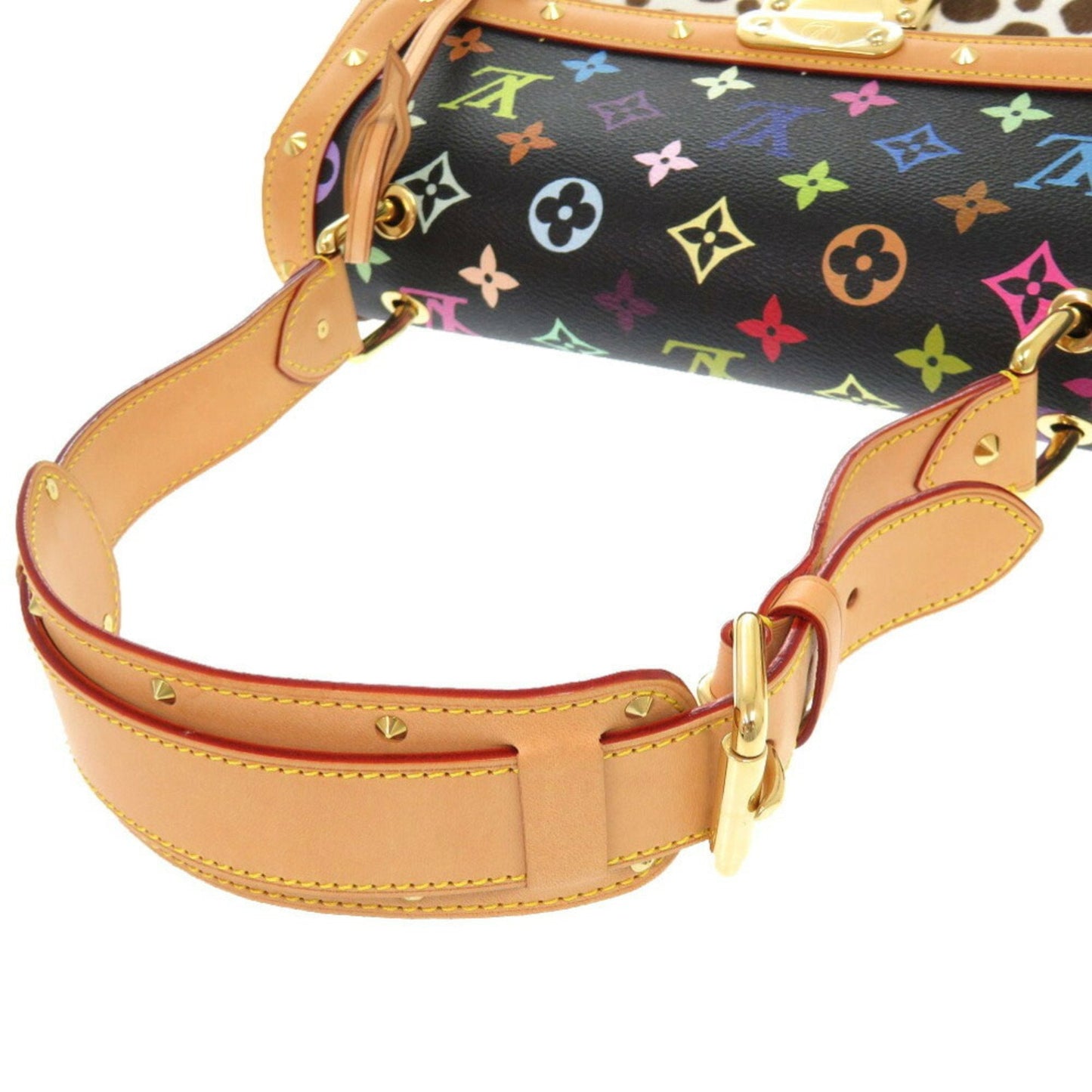 Louis Vuitton   Noir Monogram colore Leather Handbag Shoulder Bag