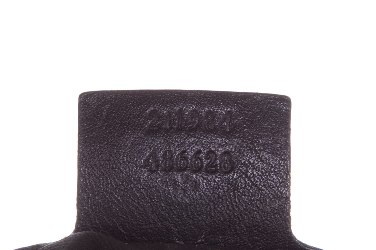 Gucci Vintage Black Monogram Hobo