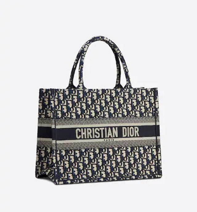 Dior Book Tote Medium Canvas Bag