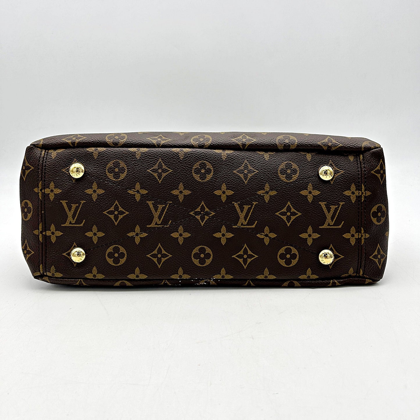 Louis Vuitton LV Monogram Pallas MM - Brown Handle Bags, Handbags LA31581