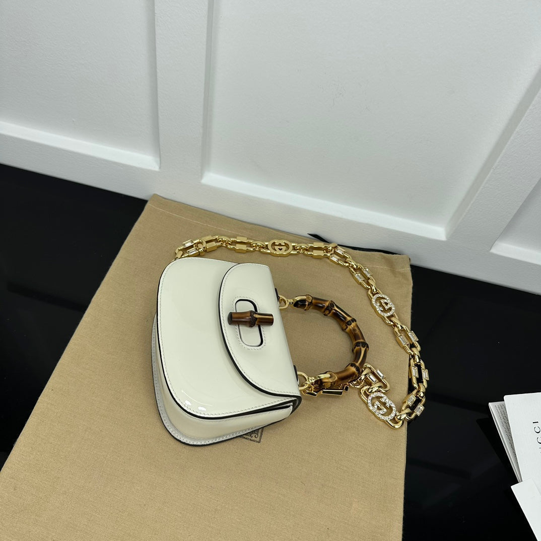 BOLSA GUCCI BAMBOO 1947 PEQUENA