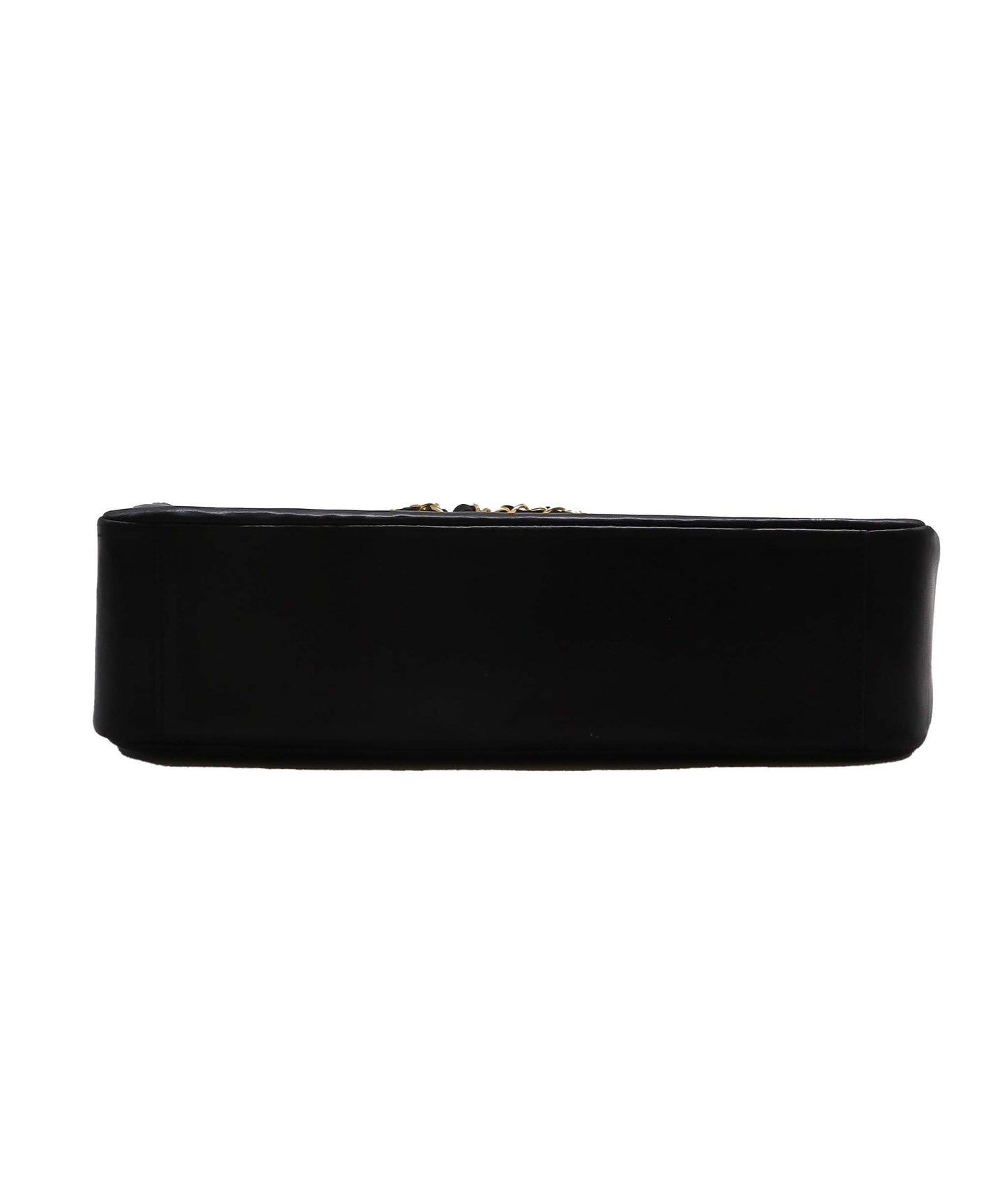 CHANEL VINTAGE 2WAY  SHOULDER BAG BLACK LAMBSKIN 90239090
