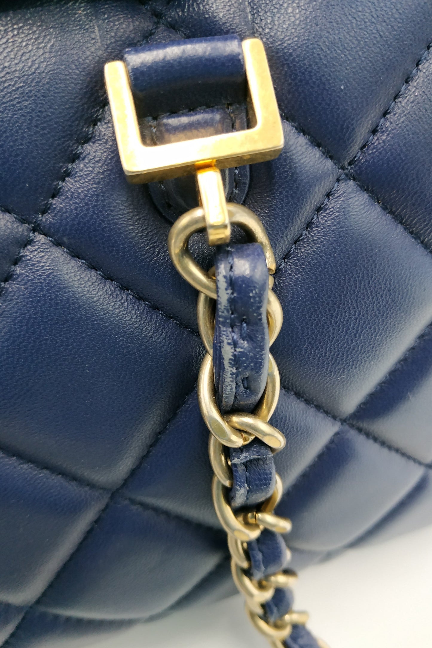 Quilted Lambskin CC Shoulder Flap Bag