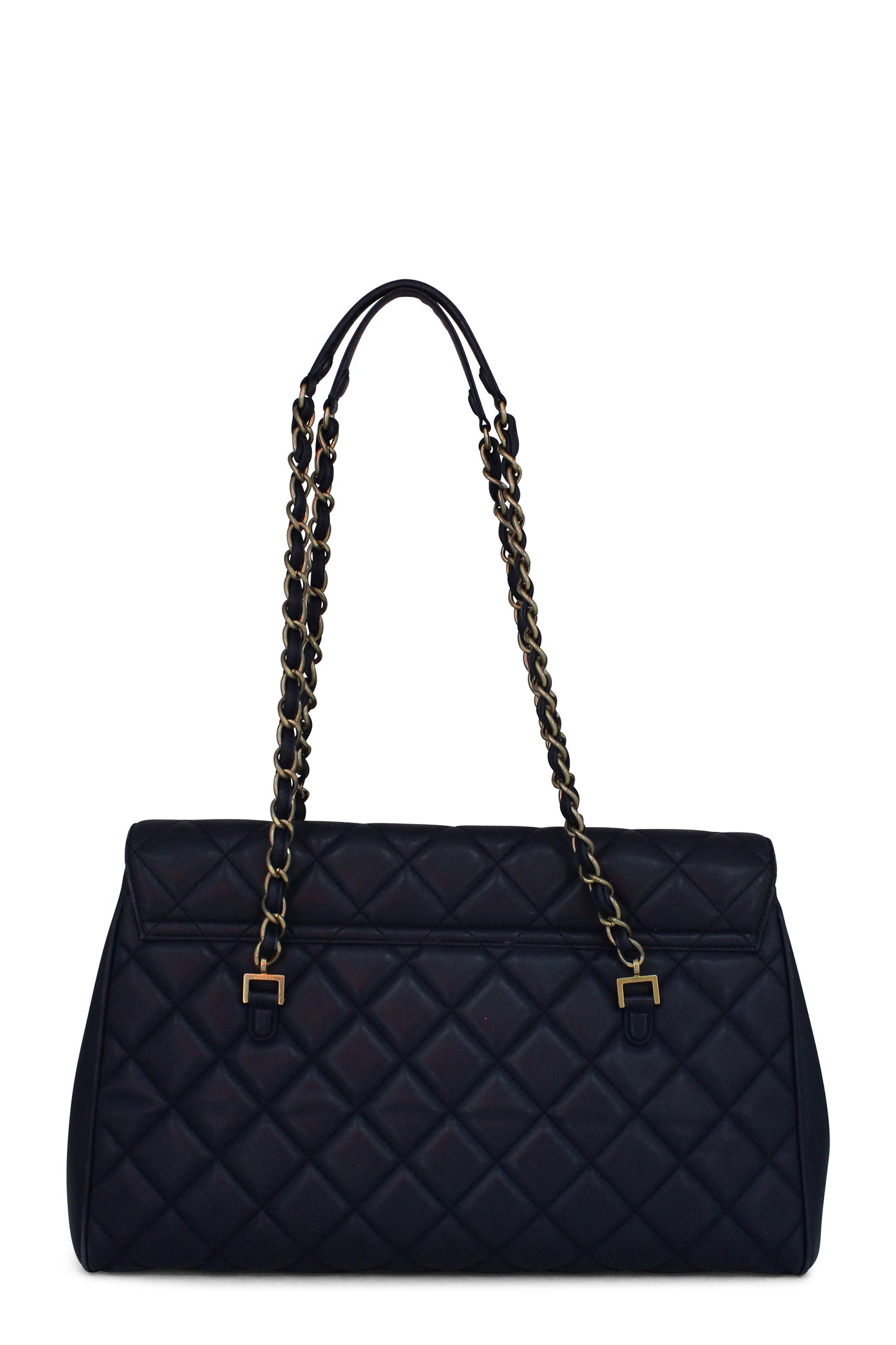 Quilted Lambskin CC Shoulder Flap Bag