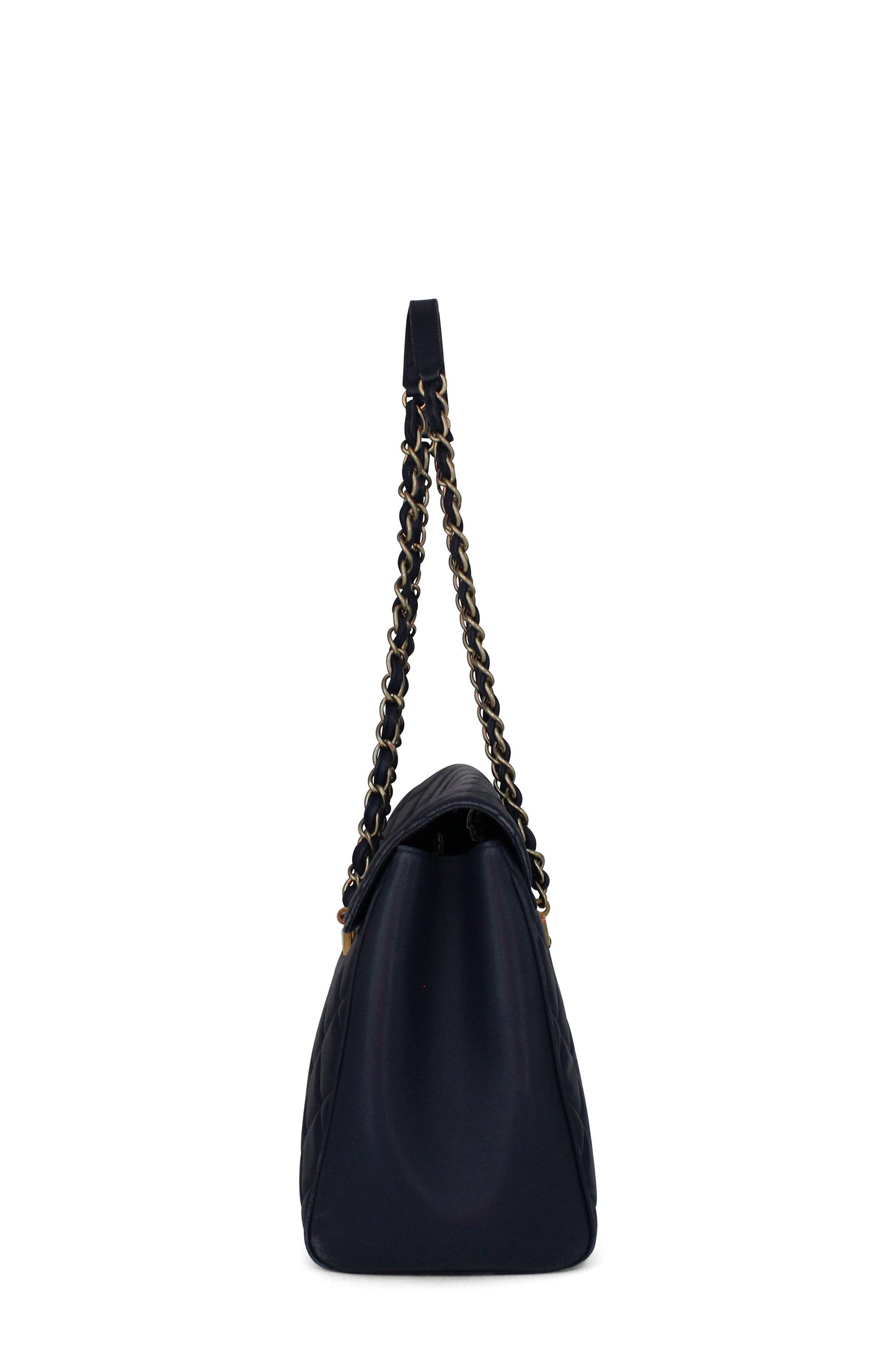 Quilted Lambskin CC Shoulder Flap Bag