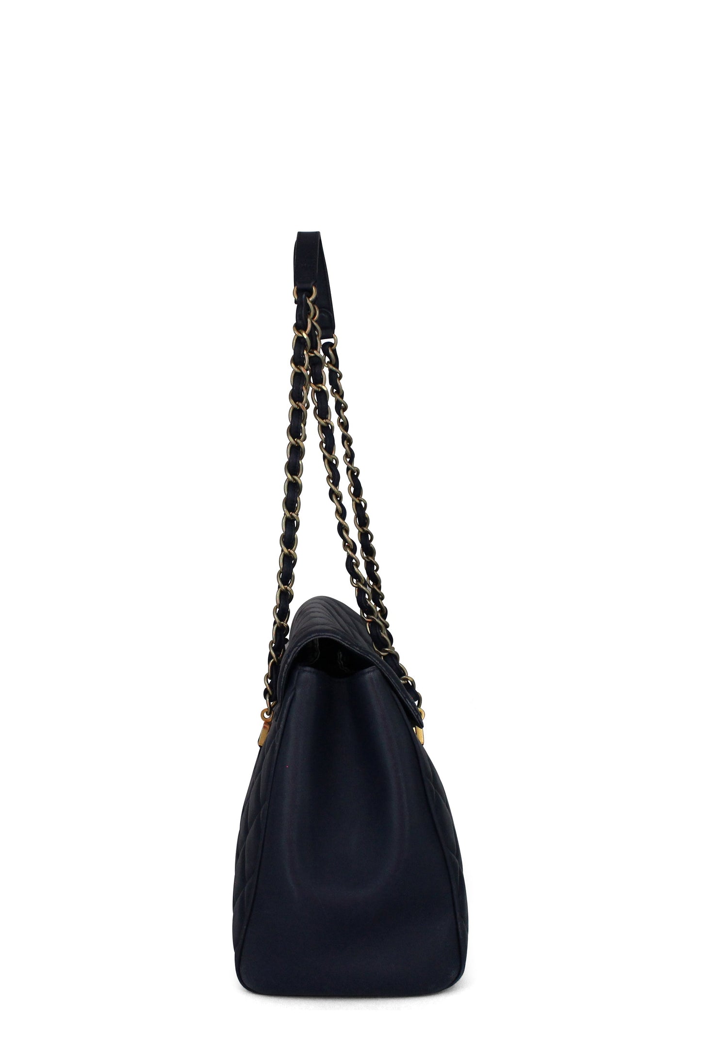 Quilted Lambskin CC Shoulder Flap Bag