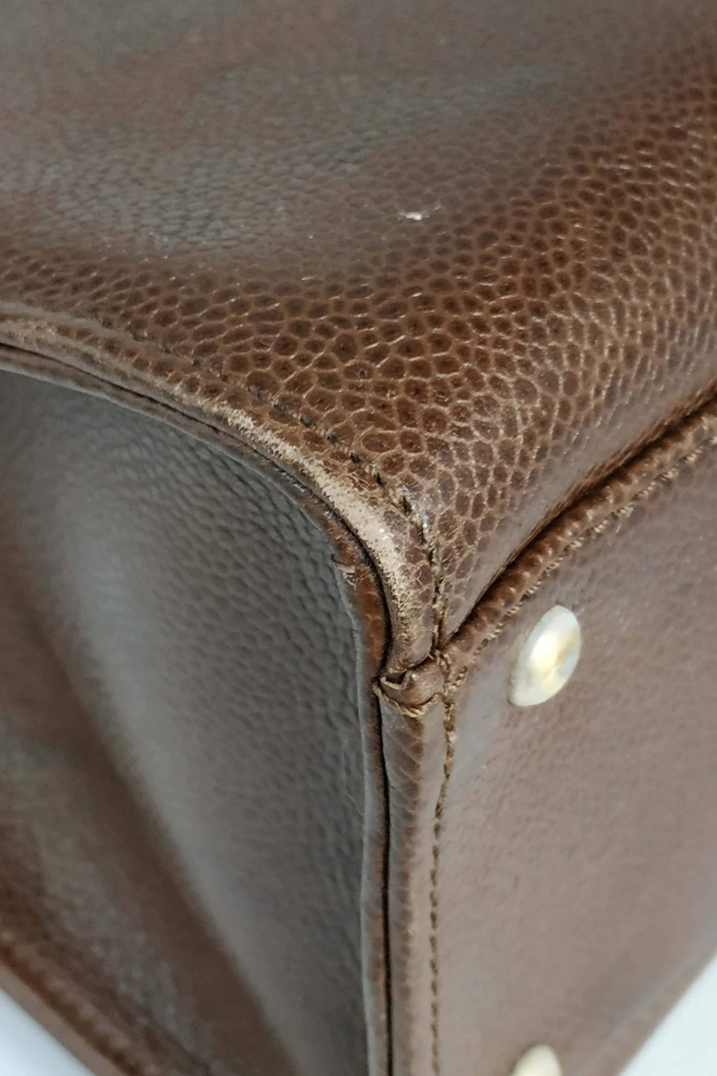 Vintage CC Turnlock Shoulder Bag Brown