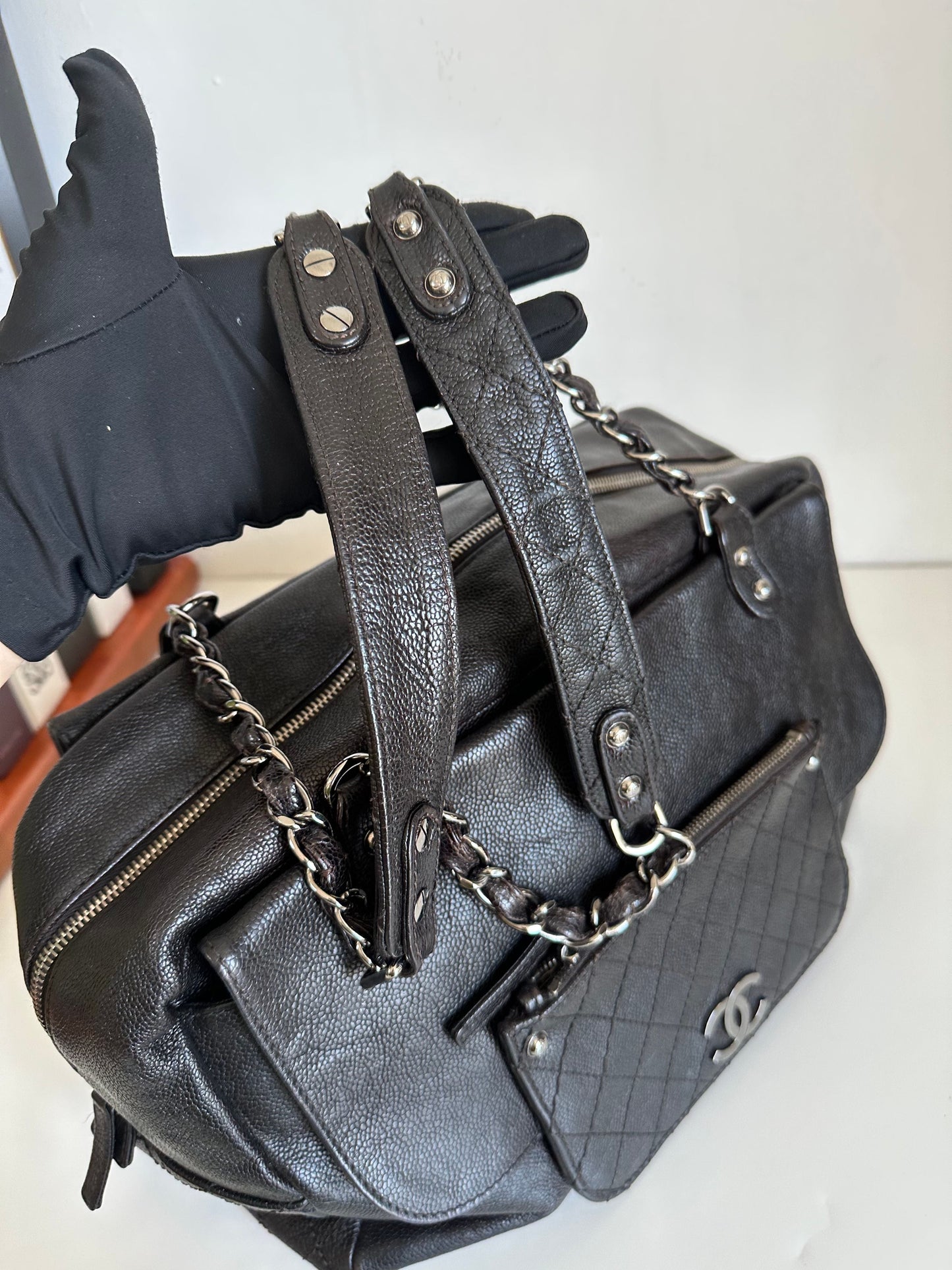 Chanel Pocket in the City Tote - Black Shoulder Bags, Handbags #JIUE