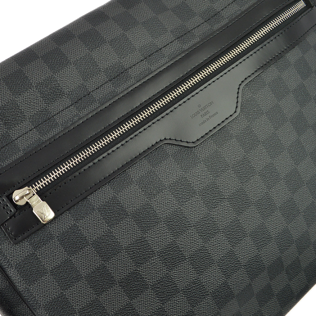 Louis Vuitton 2011 Damier Graphite Daniel GM Shoulder Bag N58033