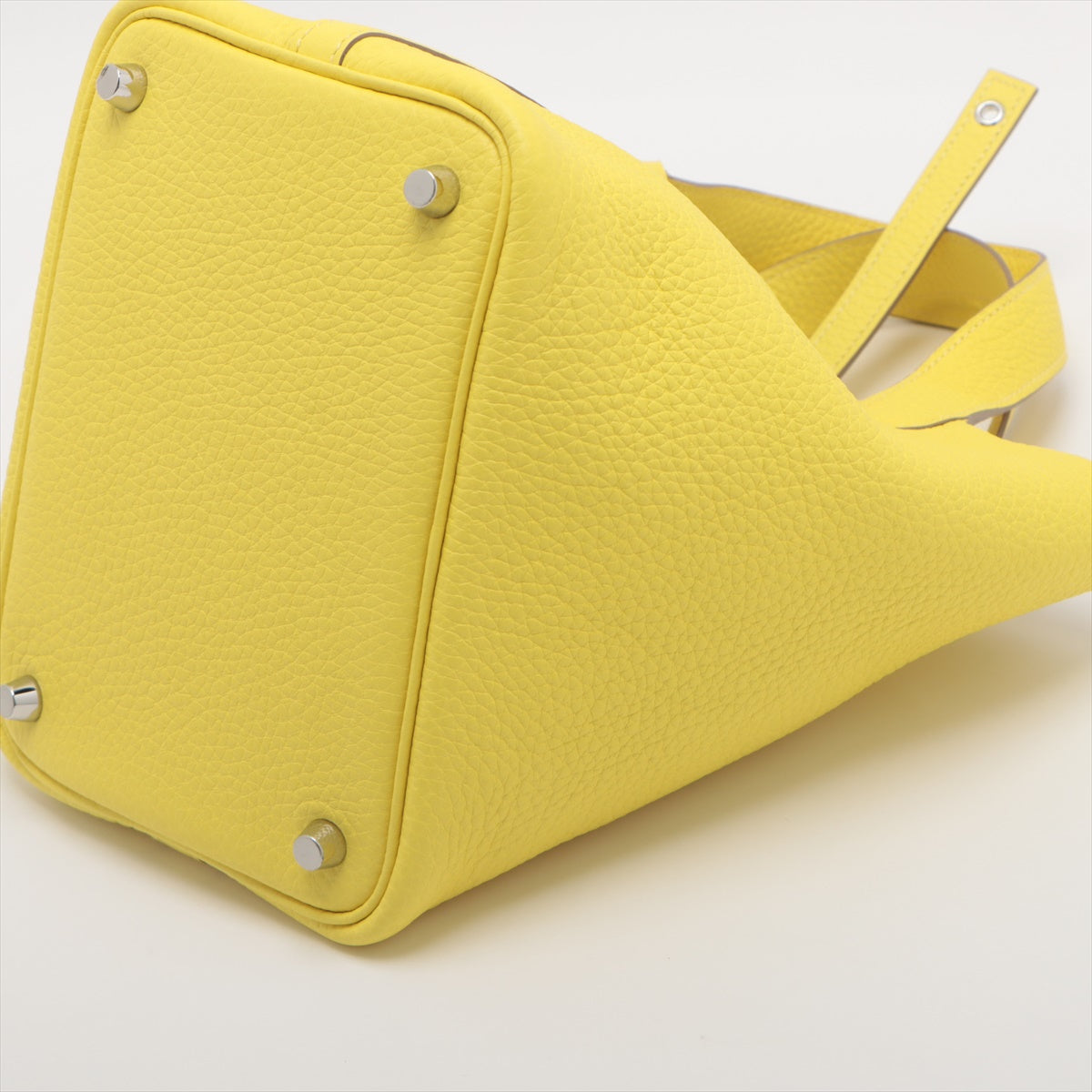 Hermes Picotin Lock PM  Clemence Lime Silver  U 2022