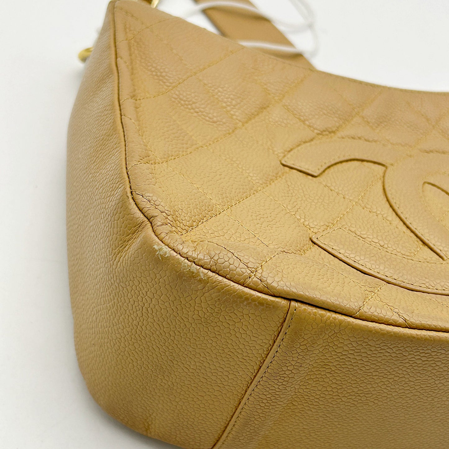 Chanel Caviar Timeless Pochette - Neutrals Shoulder Bags, Handbags LA986