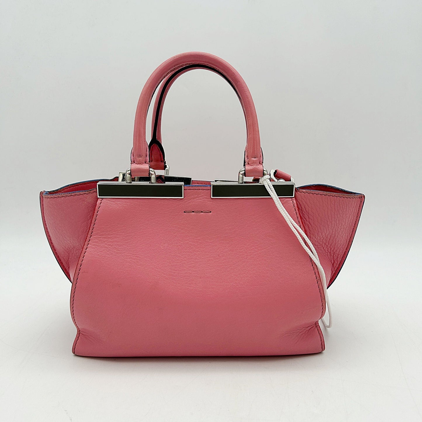 FENDI Vitello Dolce Mini 3jours Tote Pink LA5017