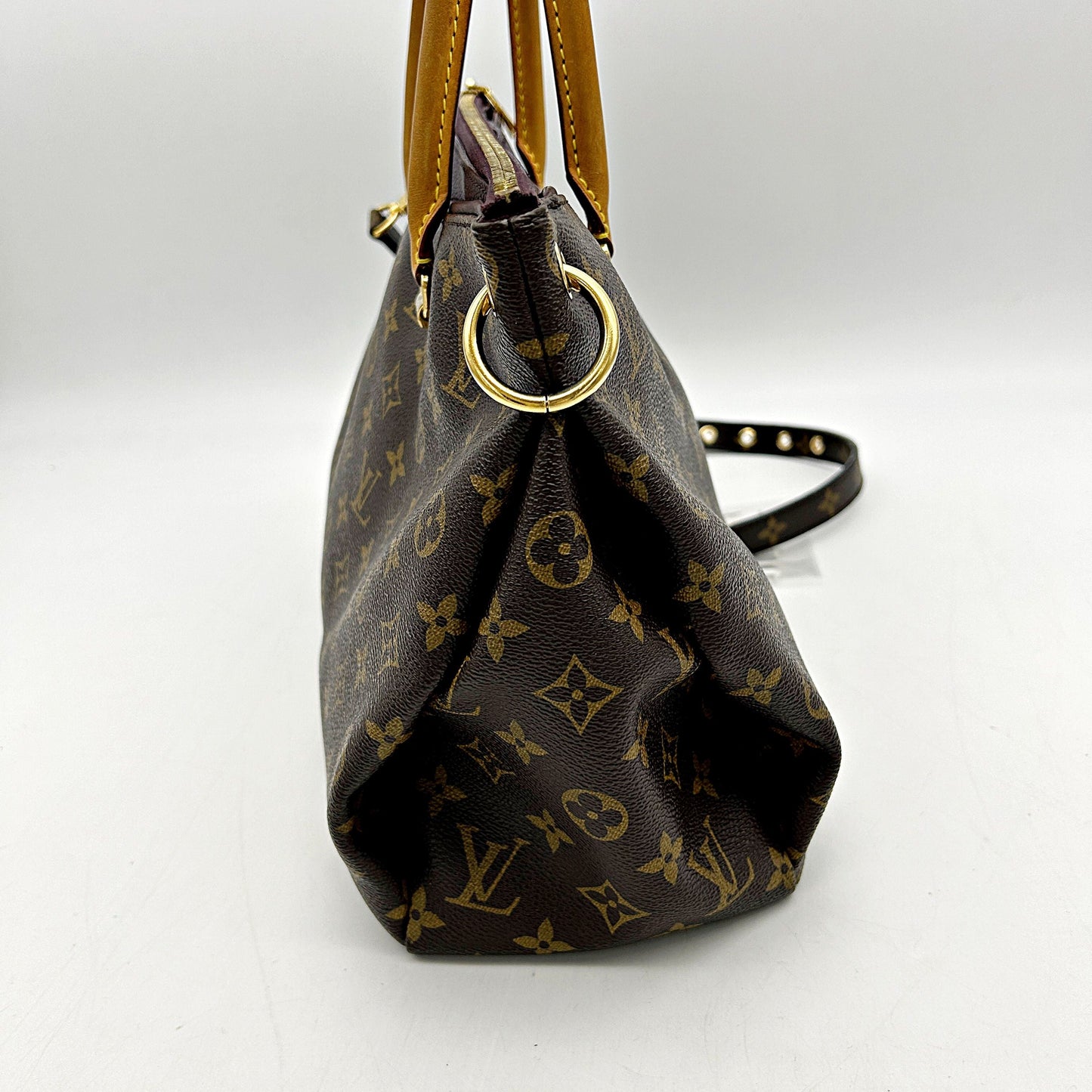 Louis Vuitton Monogram Pallas MM - Handle Bags, Handbags LA2230
