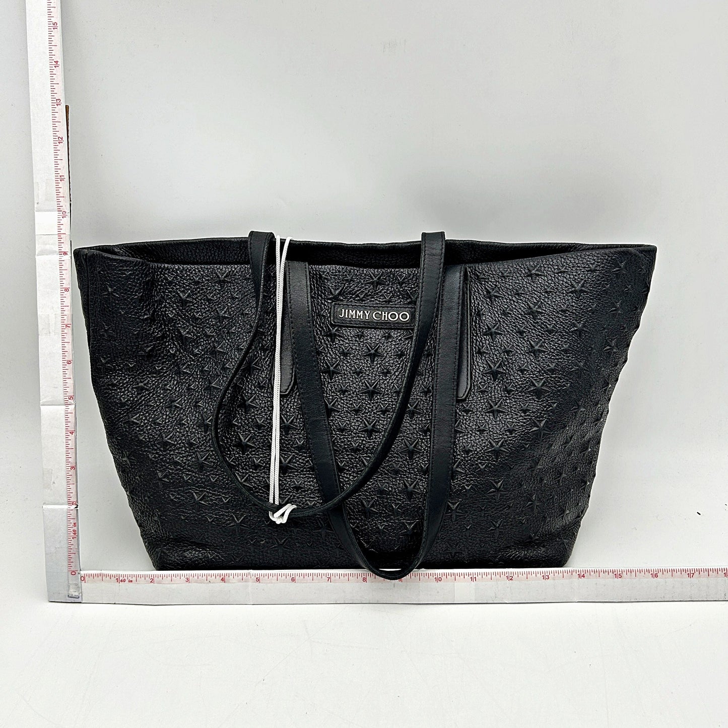Jimmy Choo | Bags | Jimmy Choo Leopard Shoulder Bag In Black Leather Pony LA20482