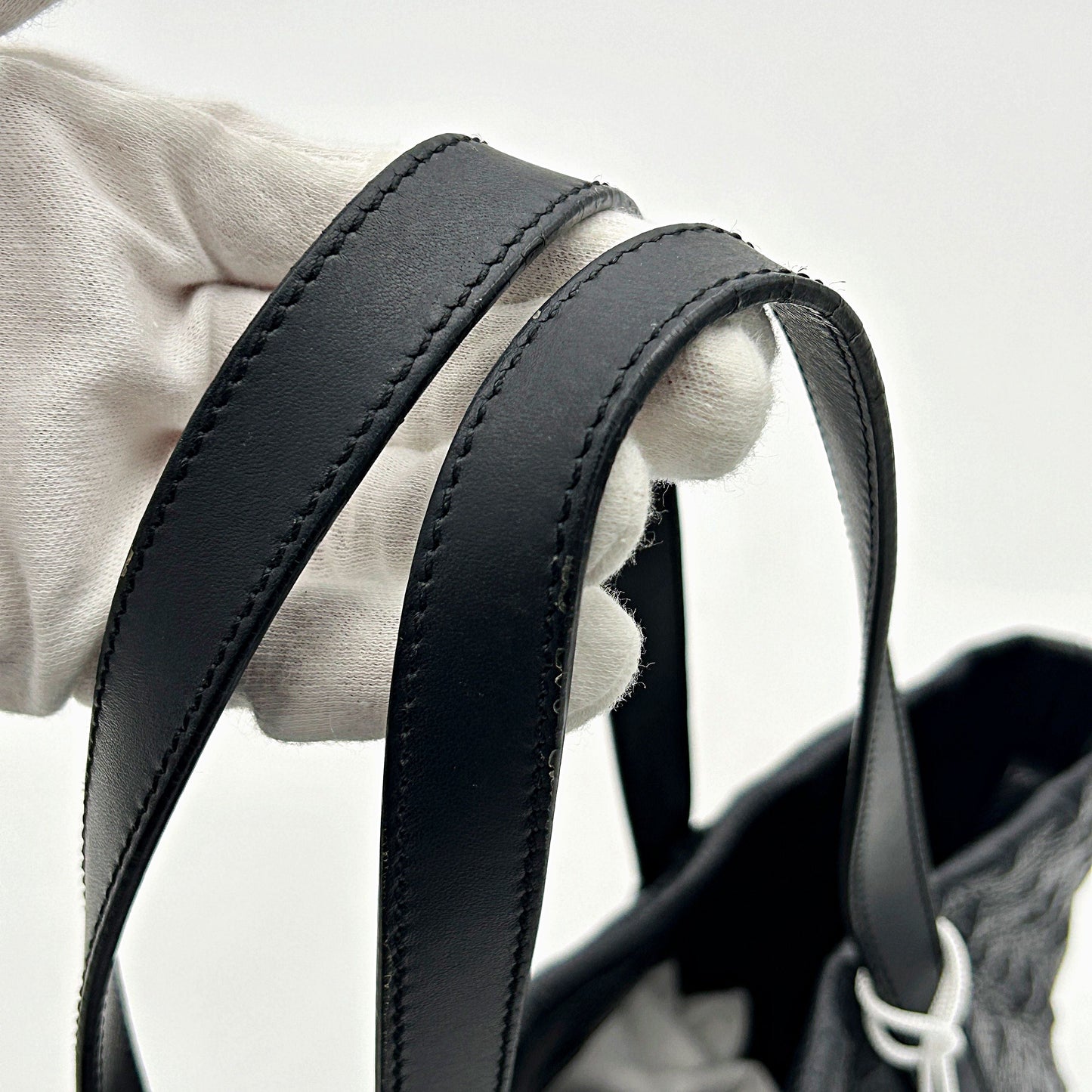 Jimmy Choo Sofia/M Tote Bag Black Leather  LA16847