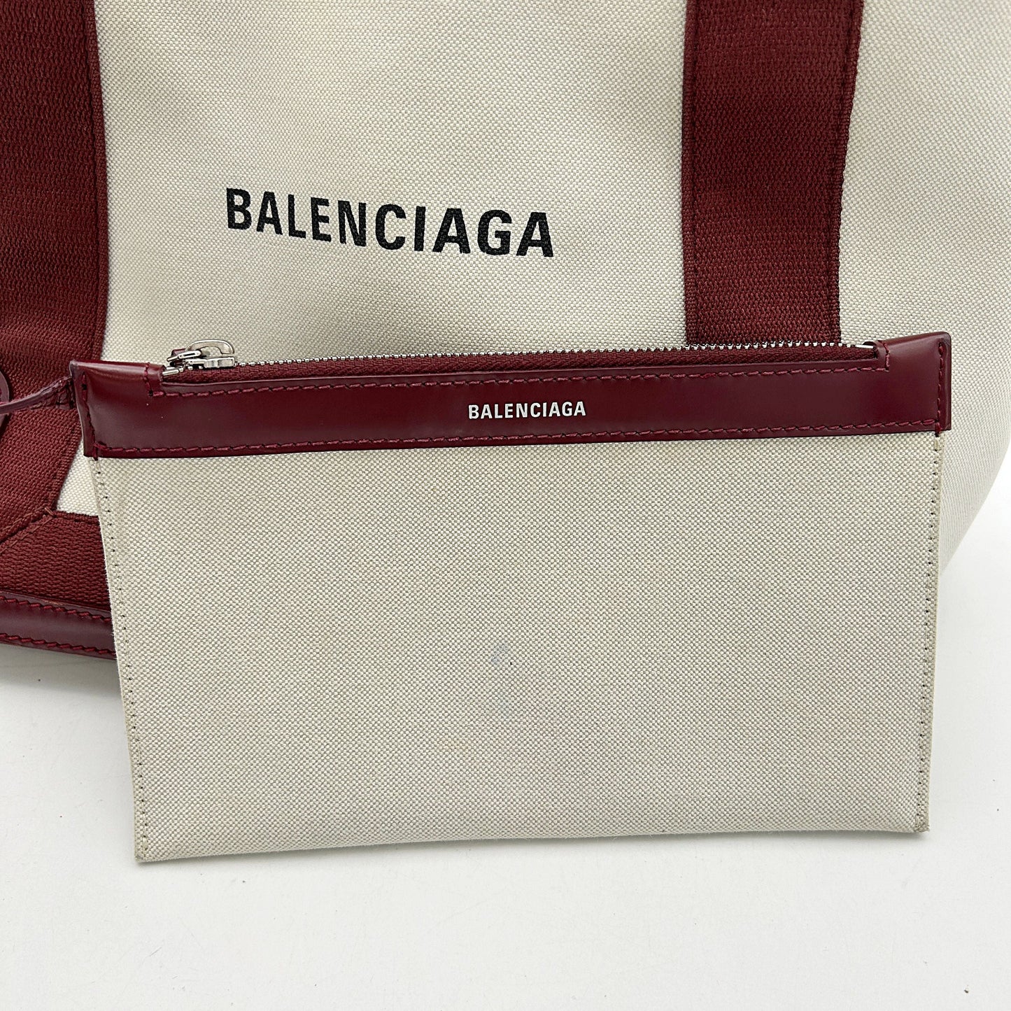 Balenciaga XS Navy Cabas Tote - Totes, Handbags LA33547