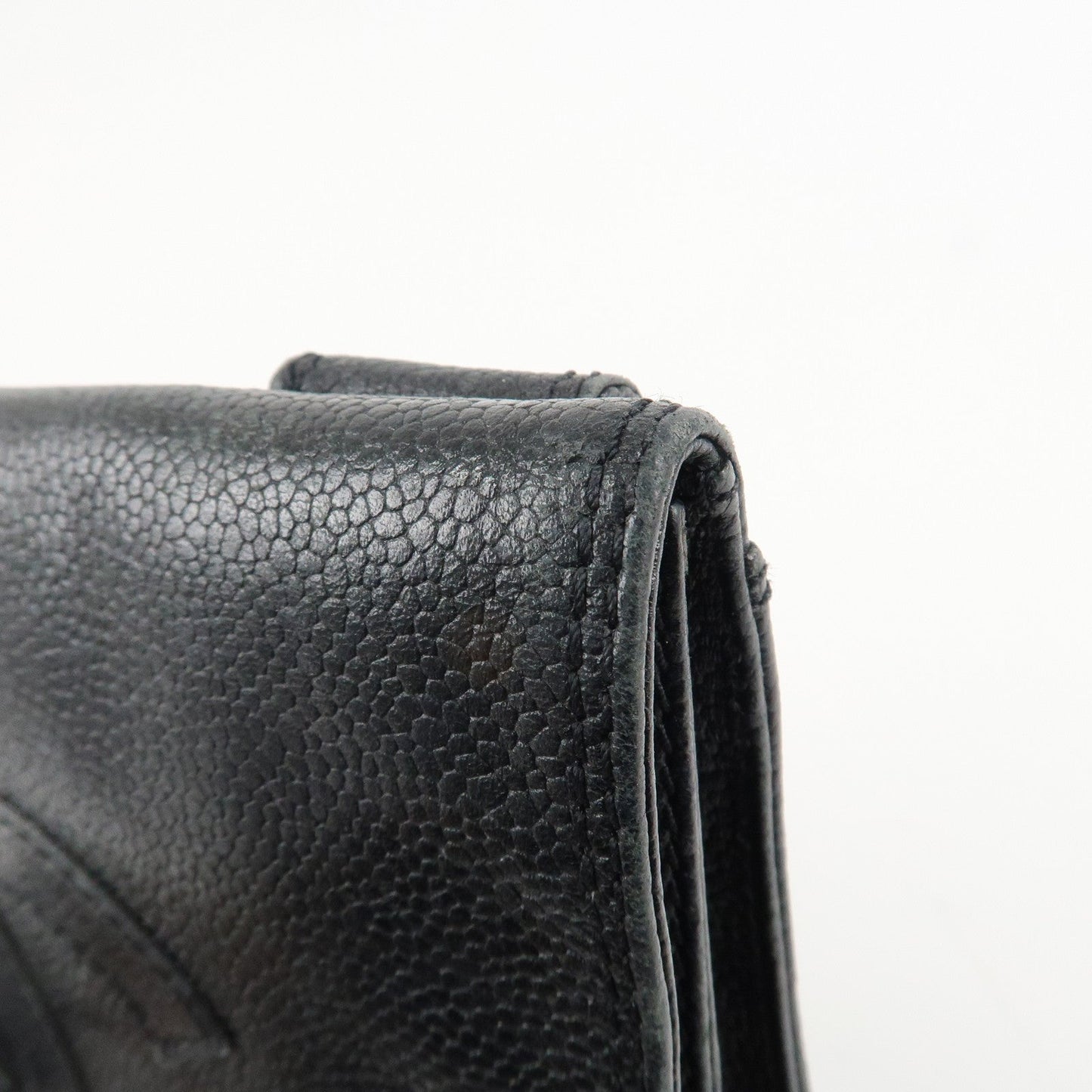 CHANEL COCO Mark Caviarskin Shoulder Bag Crossbody Bag Black