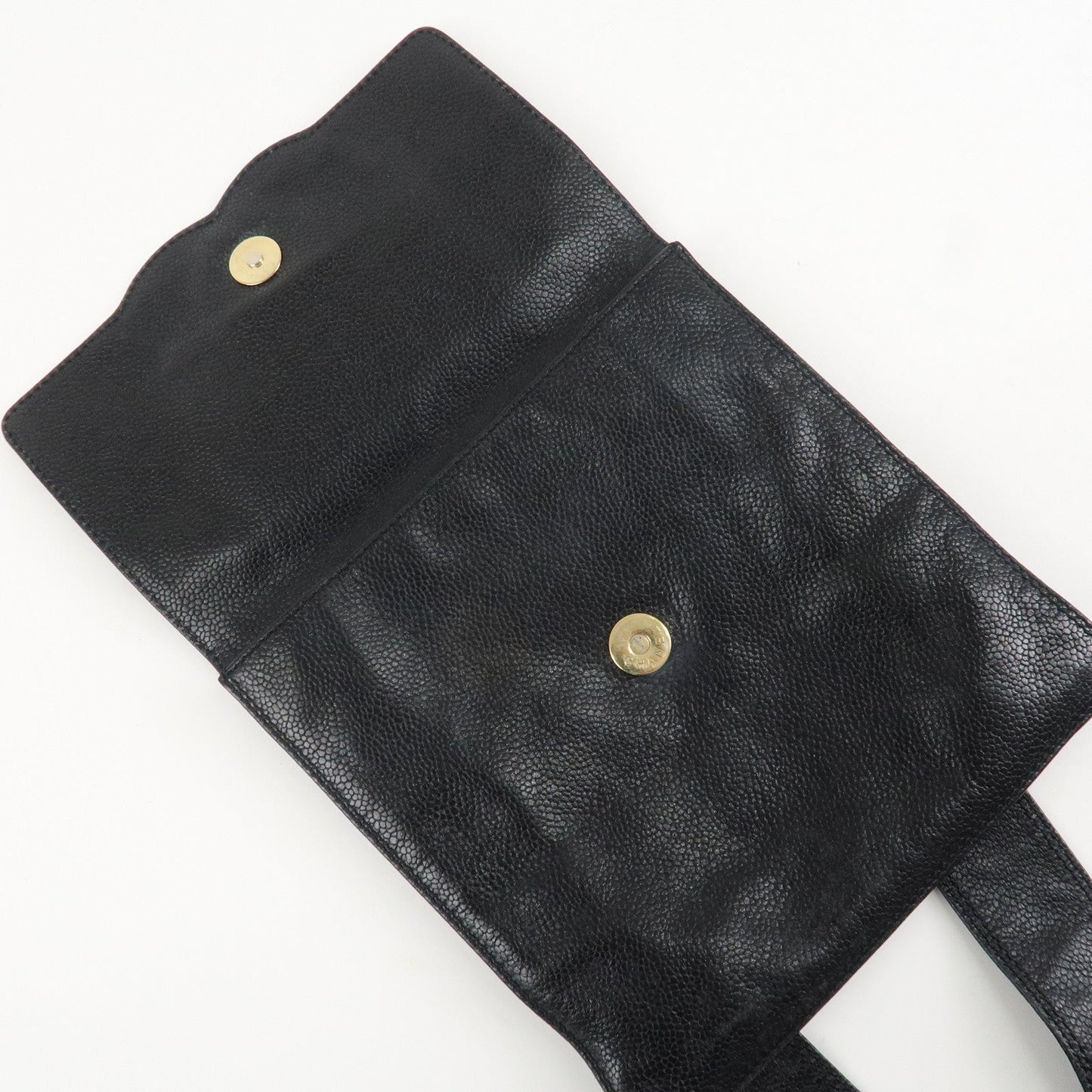 CHANEL COCO Mark Caviarskin Shoulder Bag Crossbody Bag Black