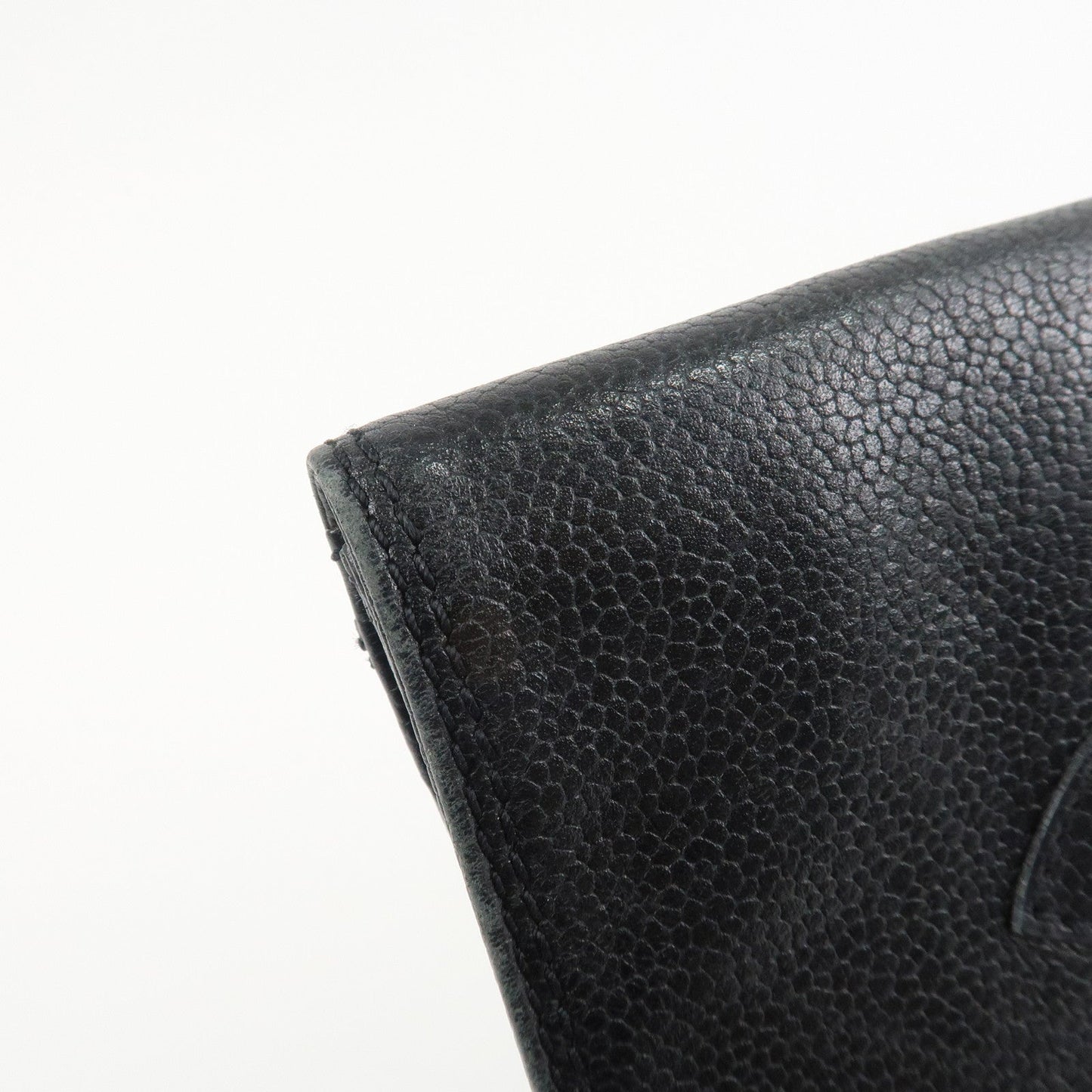 CHANEL COCO Mark Caviarskin Shoulder Bag Crossbody Bag Black