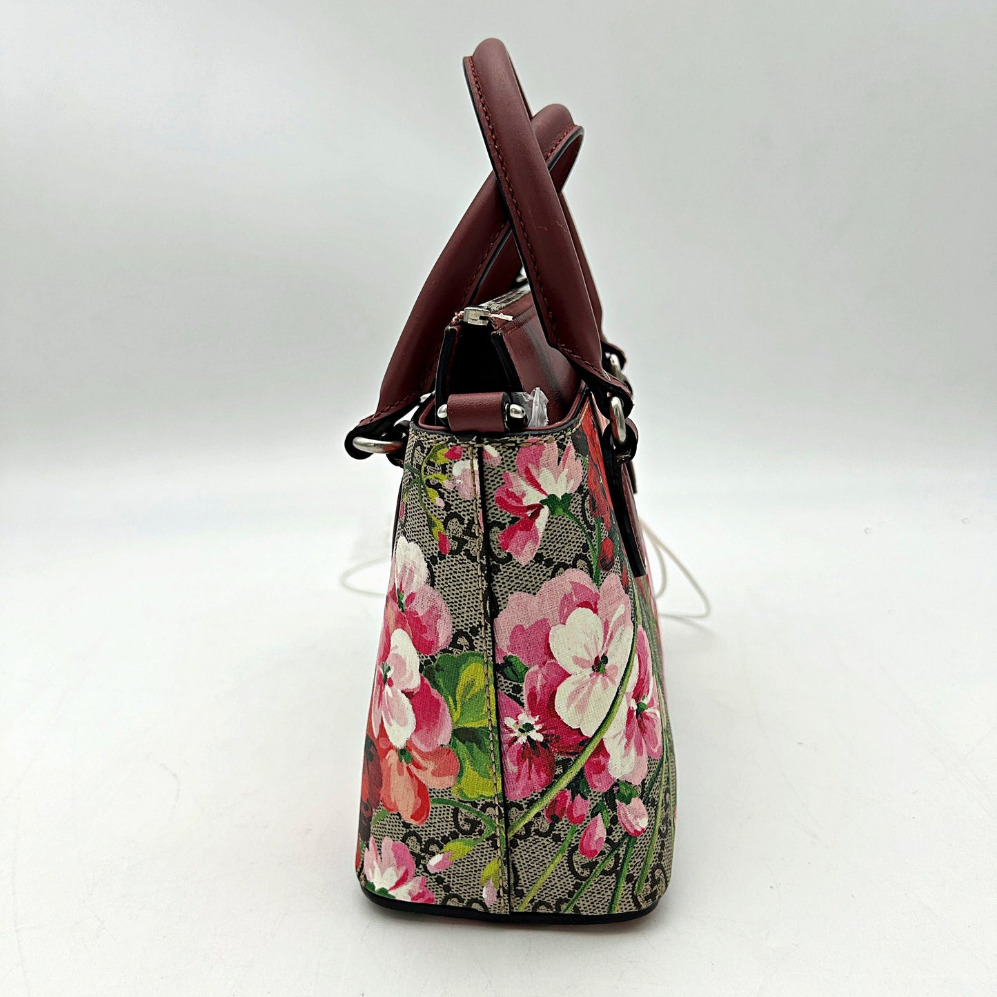 Gucci Mini GG Supreme Blooms Tote - Pink Crossbody Bags, Handbags LA23454