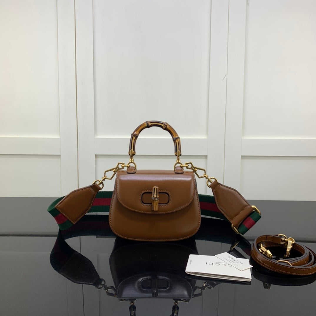 BOLSA GUCCI BAMBOO 1947 PEQUENA 17