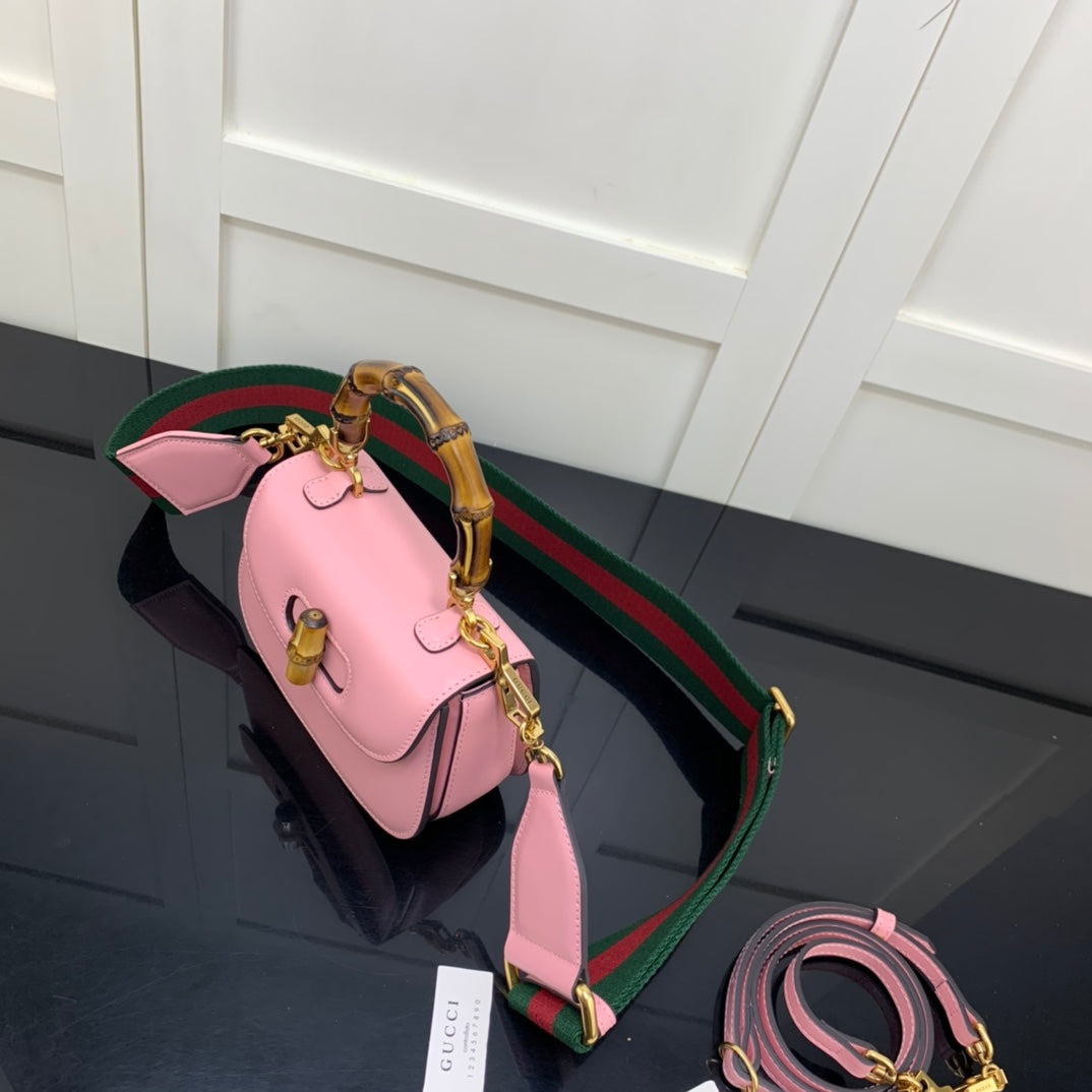 BOLSA GUCCI BAMBOO 1947 PEQUENA 17