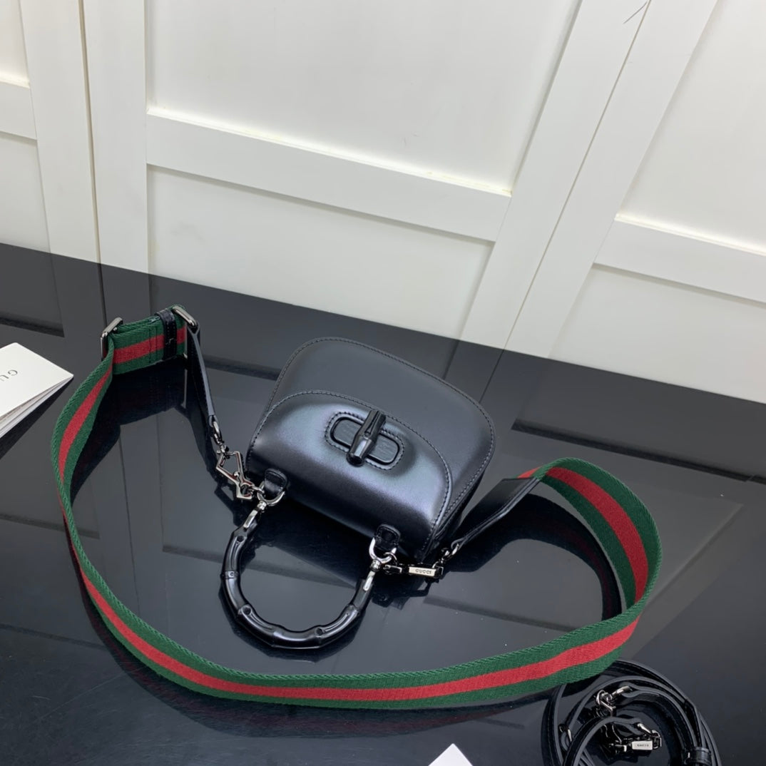 BOLSA GUCCI BAMBOO 1947 PEQUENA 17