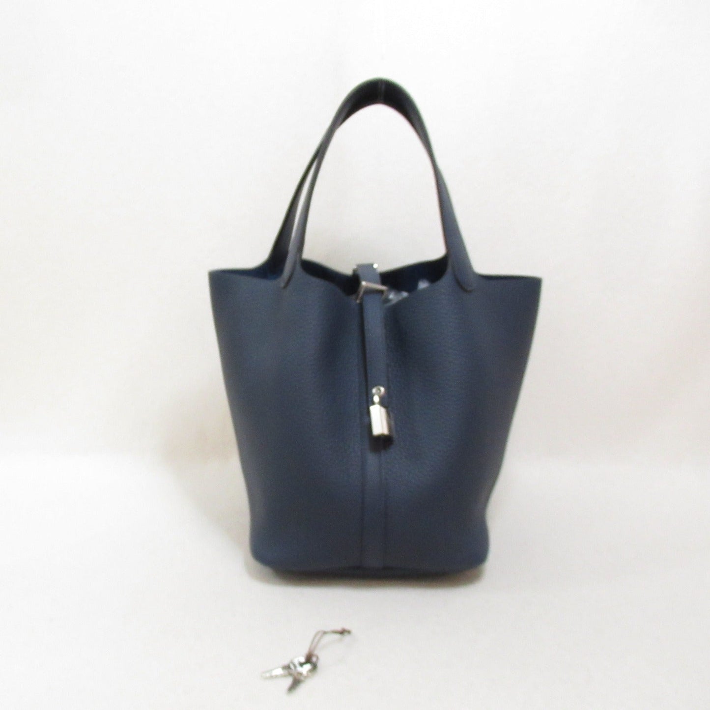 Hermes Picotin Lock MM Blue New Tote Bag