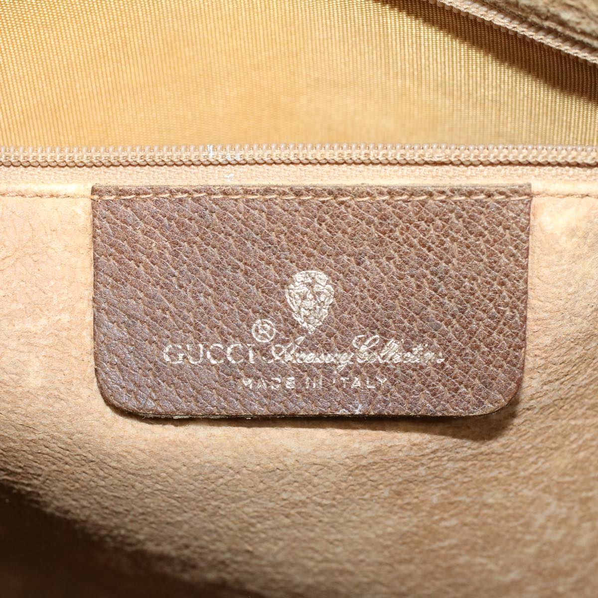GUCCI GG Canvas Web Sherry Line Tote Bag Beige Red Green 89.02.997  ep1045