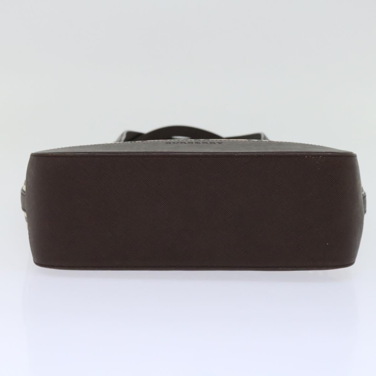 Burberry Shoulder Bag Nylon Leather Beige Auth ep1699