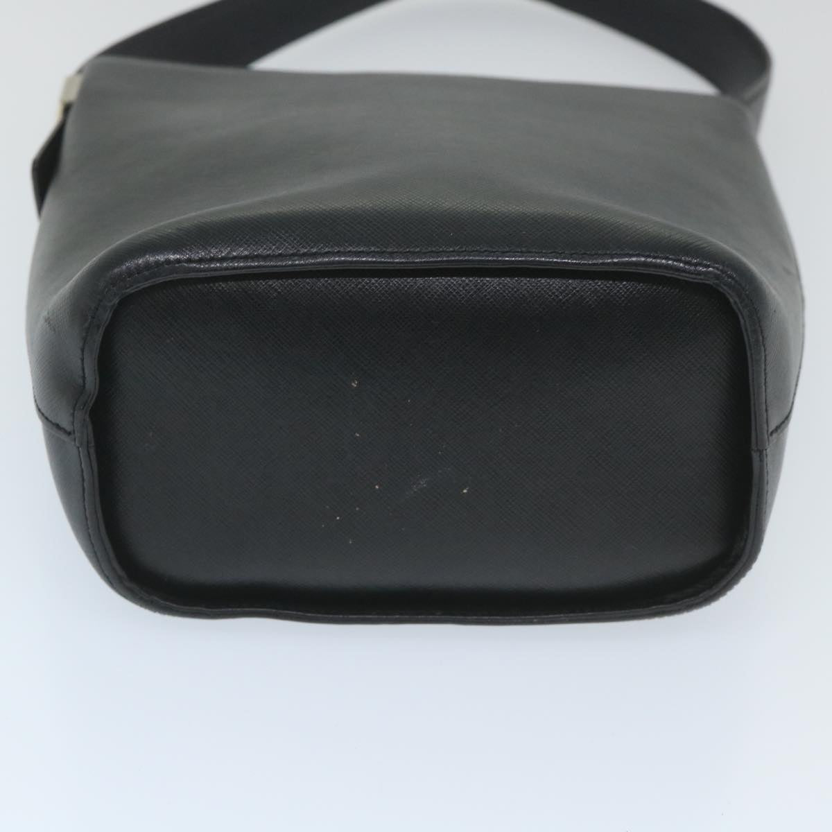 BurberrySs Shoulder Bag Leather Black Auth ep2237