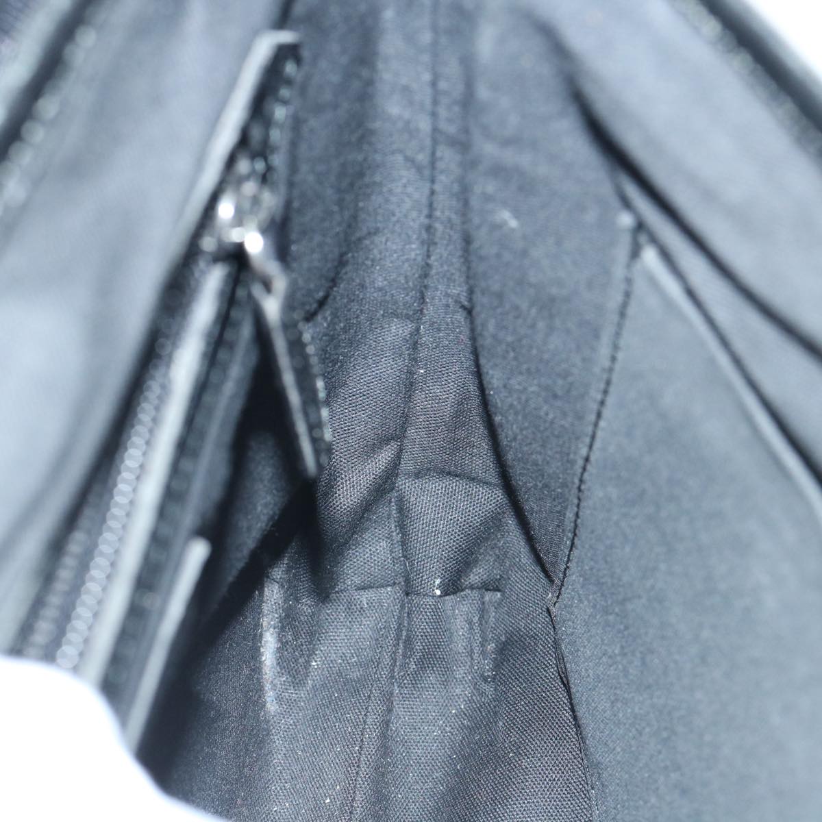 Burberry Shoulder Bag Canvas Leather Black Auth ep2582