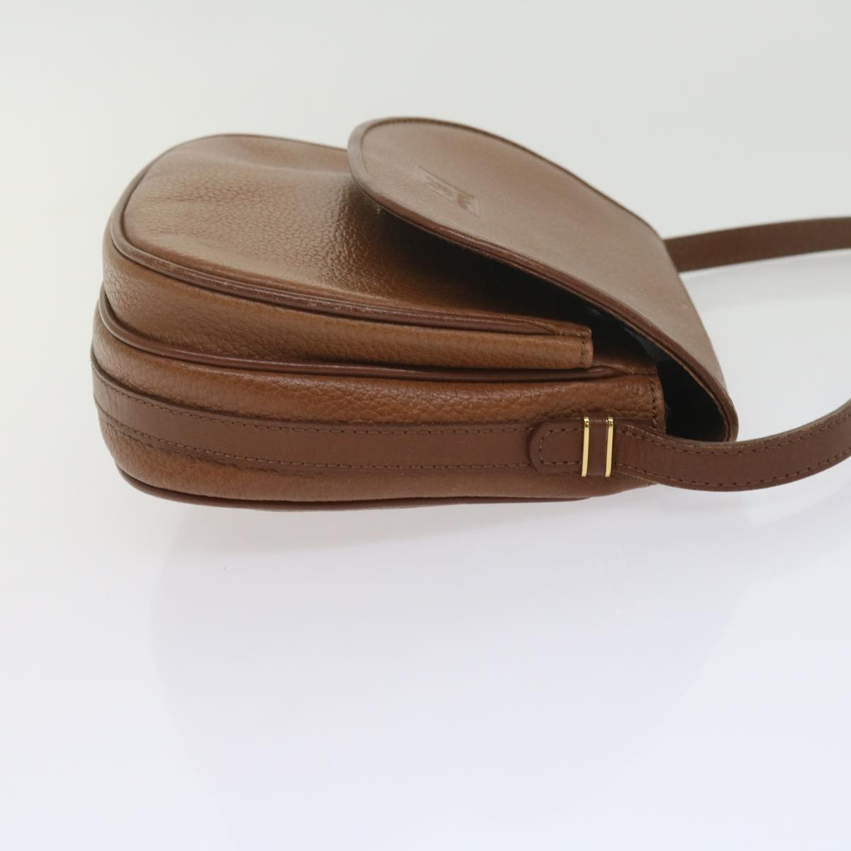 BurberrySs Shoulder Bag Leather Brown Auth ep2643