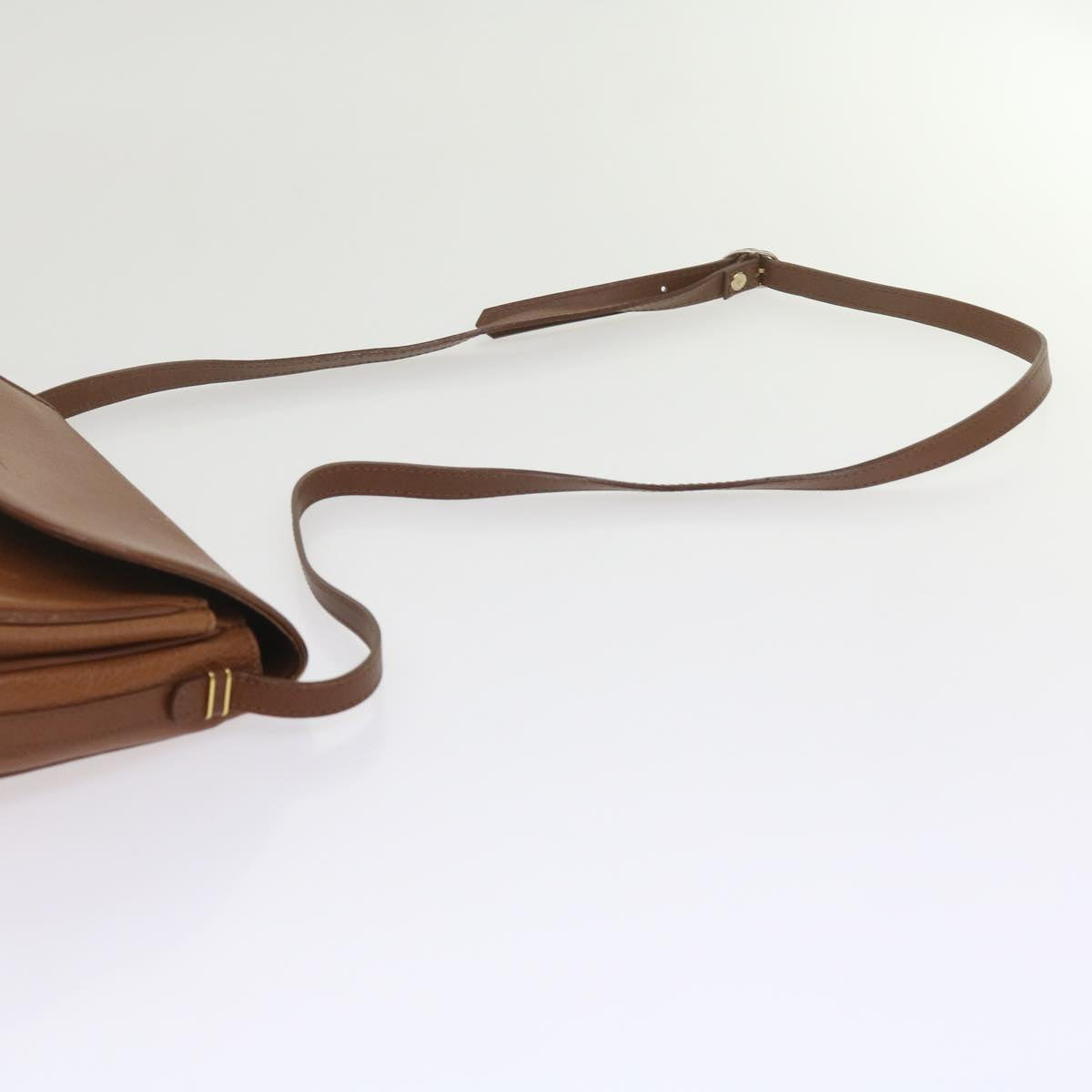 BurberrySs Shoulder Bag Leather Brown Auth ep2643