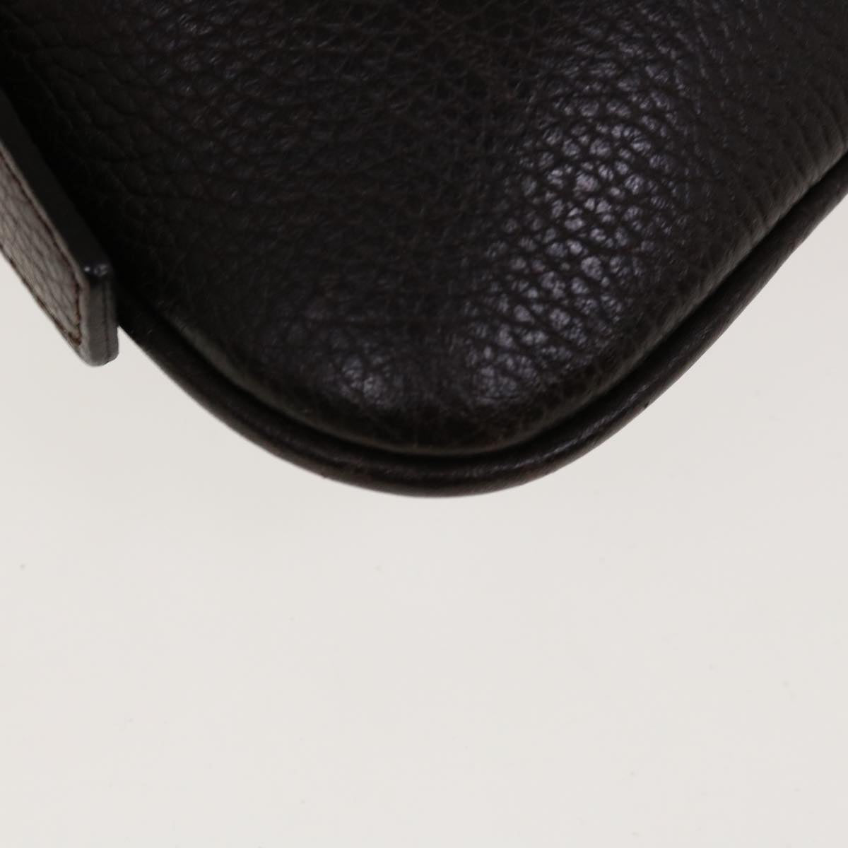 Burberry Shoulder Bag Leather Brown Auth ep3221